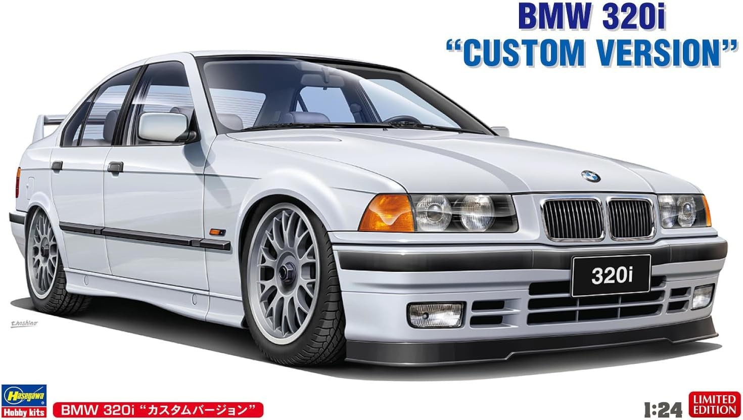 Hasegawa 1/24 Scale BMW 320i Custom Version Plastic Model Kit 20831