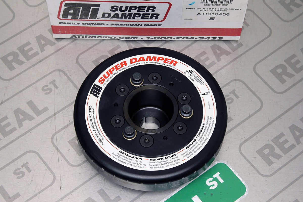 ATI Race Super Damper Crank Pulley Acura Honda D16A D16Z D16Y 918456