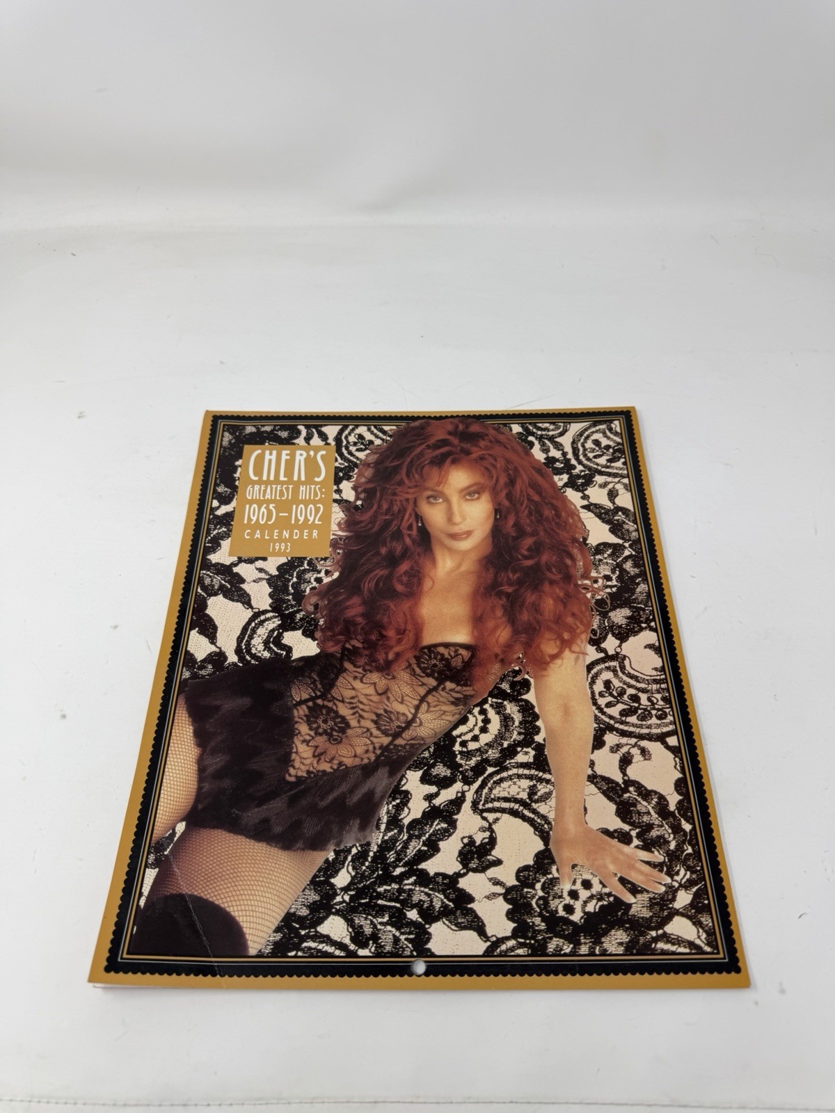 CHER Autographed 1993 Greatest Hits Calendar Signed Vintage Rare 93 Auto CHER Autographed 1993 Greatest Hits Calendar Signed Vintage Rare 93 Auto