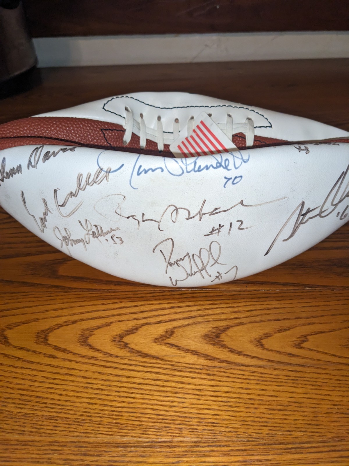 Earl Campbell, Doak Walker, Heisman Trophy Winners Autographed Football Earl Campbell, Doak Walker, Heisman Trophy Winners Autographed Football