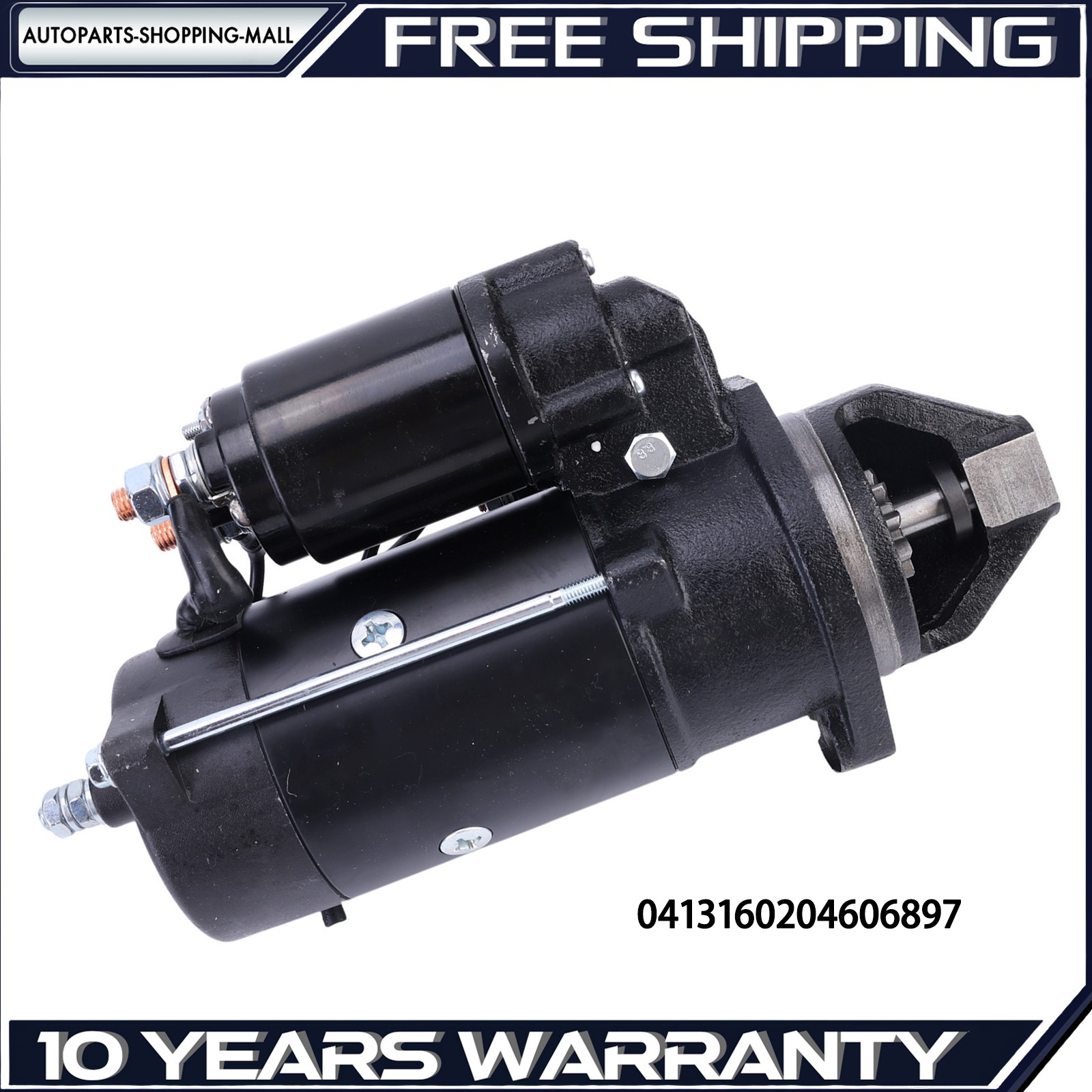 12V Starter Motor 04131602 04606897 For Deutz KHD Engine TCD 2.9 TCD29 TD 2.9 US