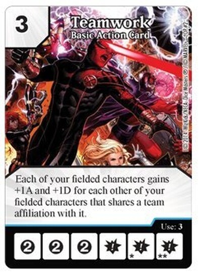 1x  Teamwork - Basic Action Card - Storyline OP Tournament Month 1 w/ Near Mint 