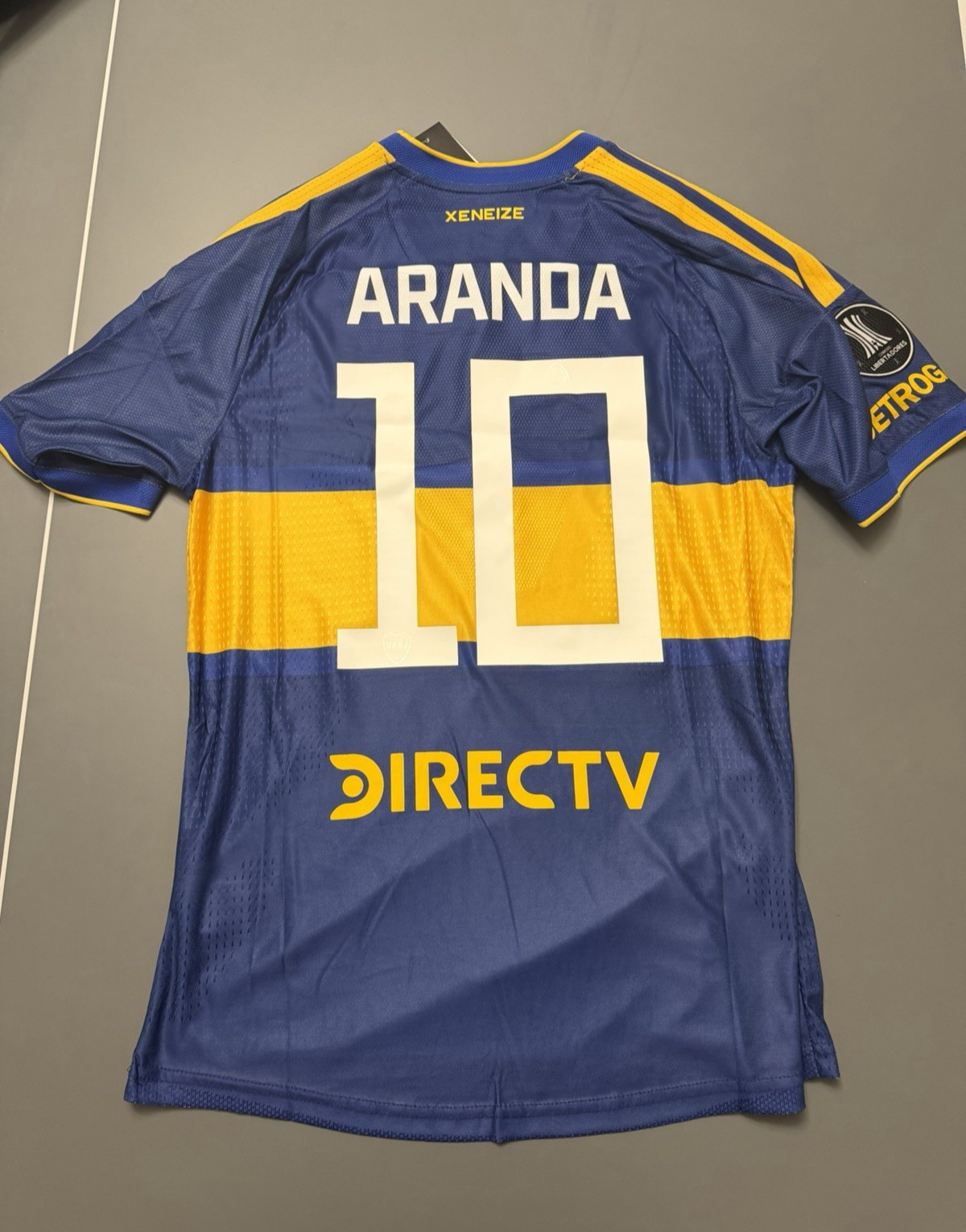 BOCA JUNIORS 2026/27 JERSEY - #10 ARANDA - PLAYER VERSION + LIBERTADORES PATCH BOCA JUNIORS 2026/27 JERSEY - #10 ARANDA - PLAYER VERSION + LIBERTADORES PATCH