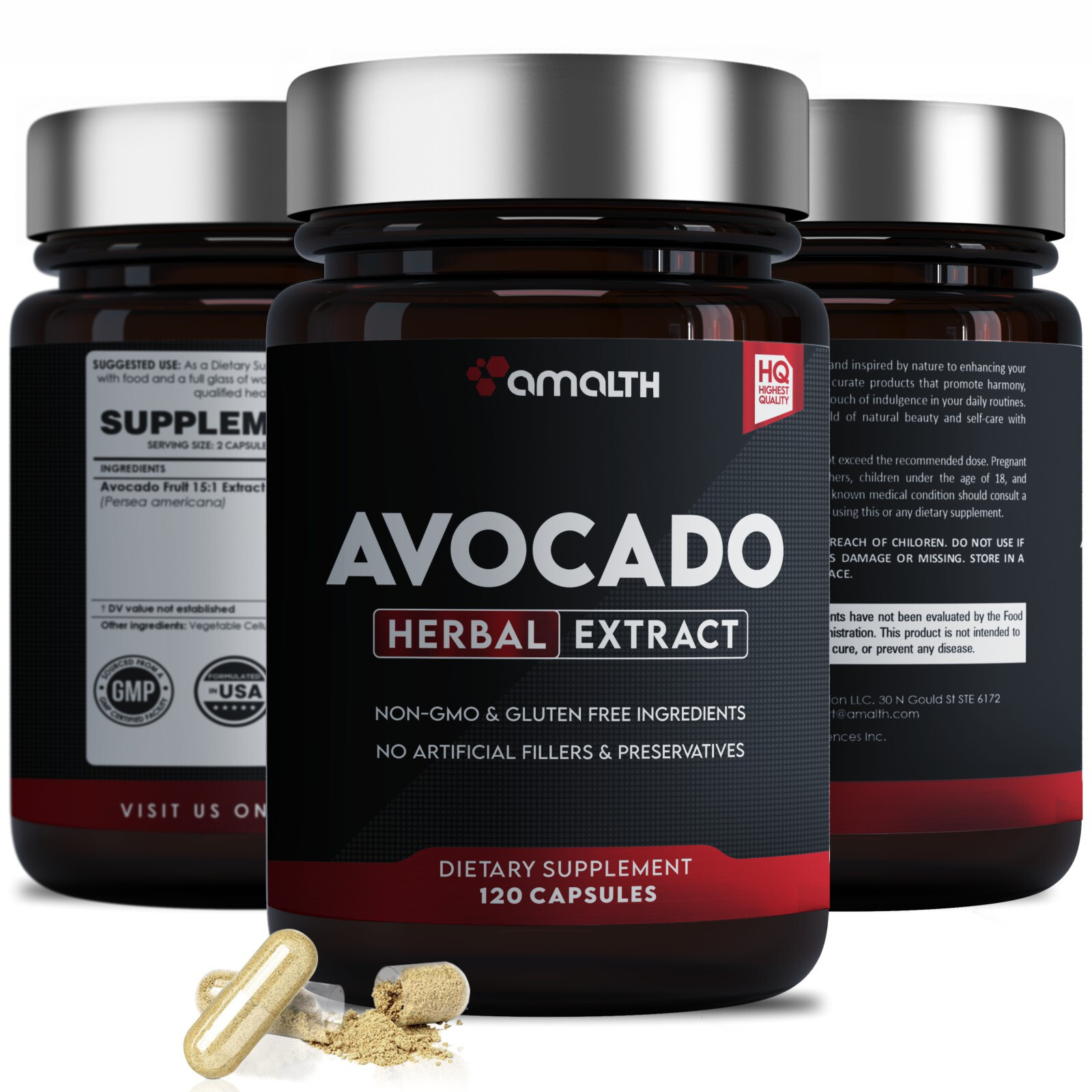 Avocado Extract 120 Capsule 1000 mg