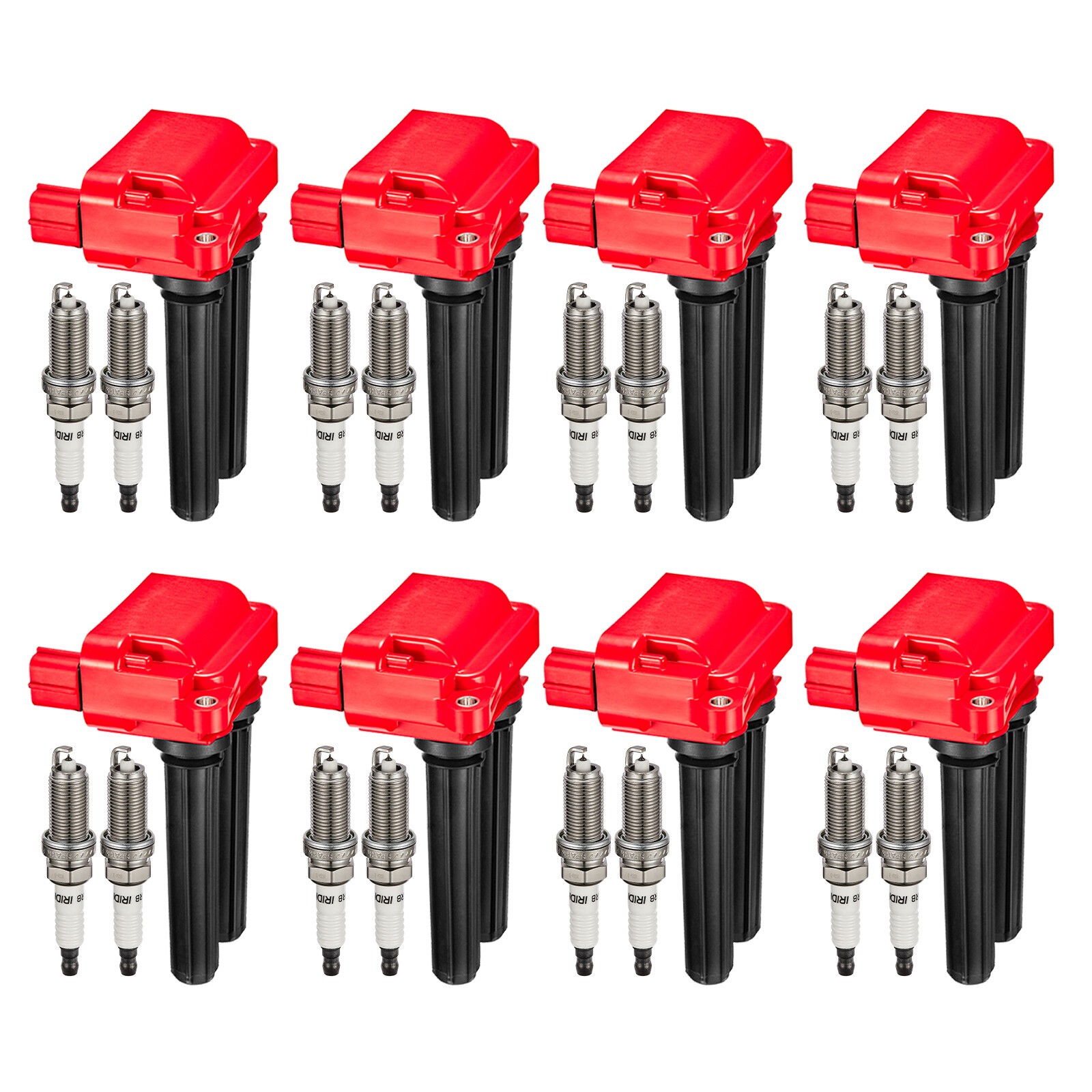 For Dodge Ram 1500 5.7L 2011-2024 8X Coils and 16X Iridium Spark Plugs UF504 For Dodge Ram 1500 5.7L 2011-2024 8X Coils and 16X Iridium Spark Plugs UF504