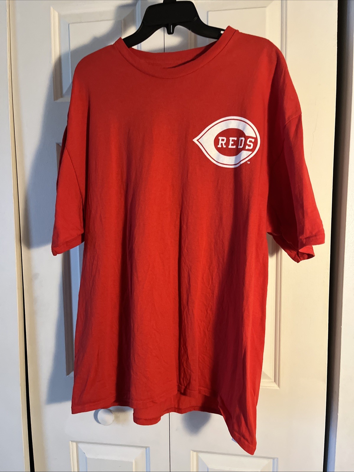 Cincinnati Reds Joe Morgan Majestic Shirt Red 2XL EUC Cooperstown MLB Tee 8
