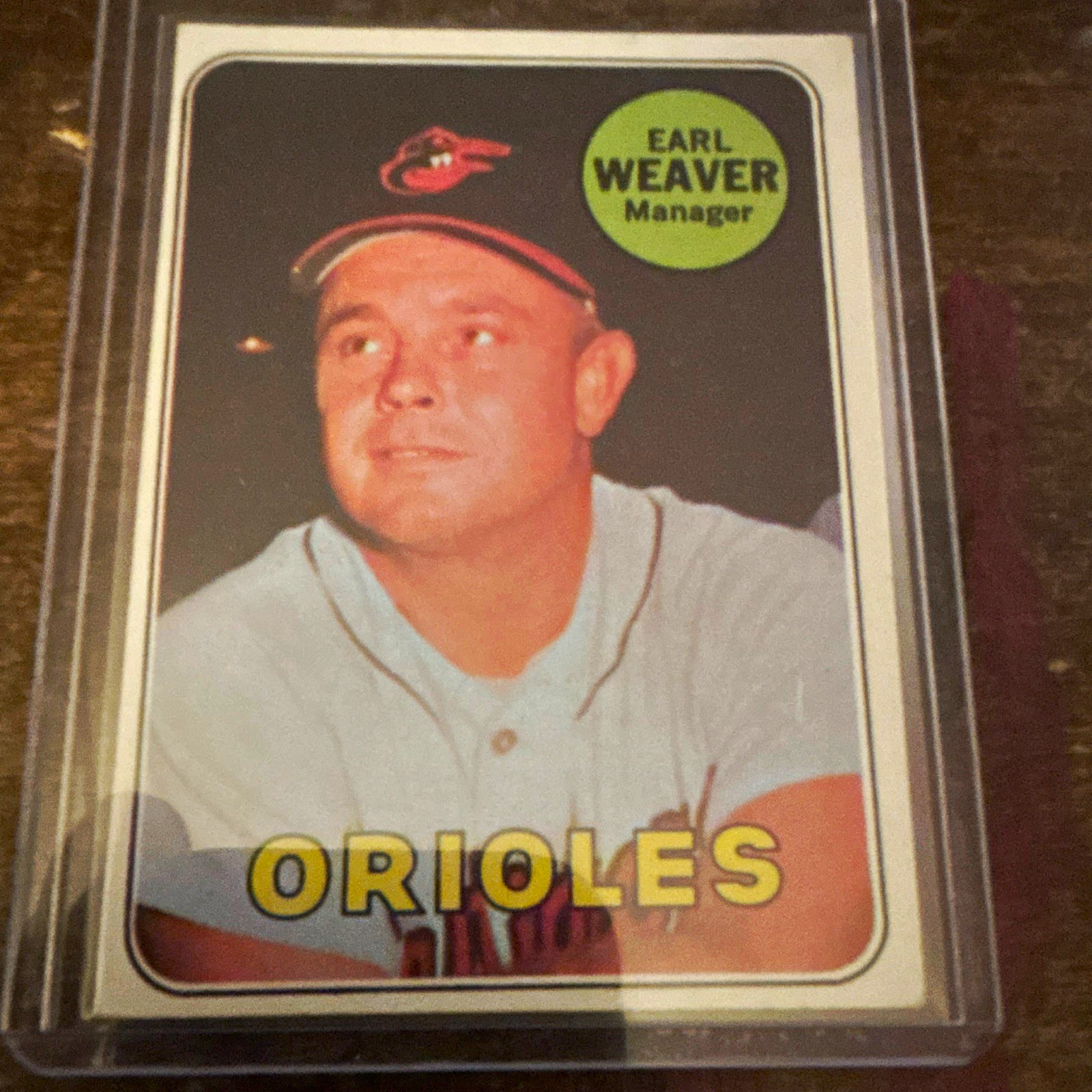 Topps 1969 Earl Weaver #516 High # Rookie Base Set Baltimore Orioles Baseball Topps 1969 Earl Weaver #516 High # Rookie Base Set Baltimore Orioles Baseball