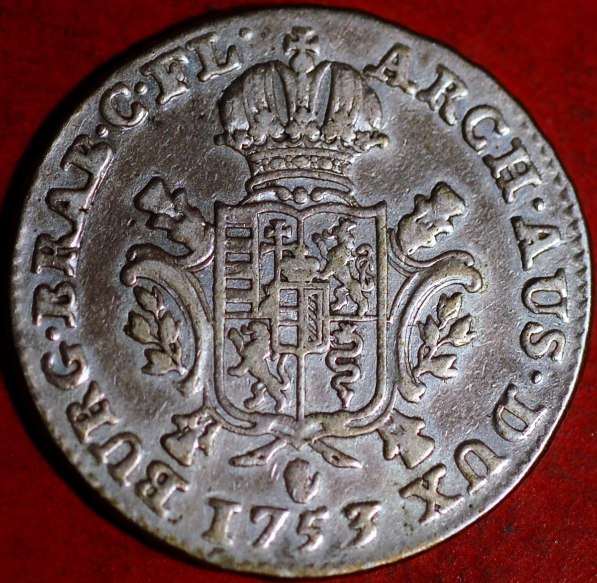 1753 Austrian Netherlands 1/2 Ducaton KM# 7 1753 Austrian Netherlands 1/2 Ducaton KM# 7