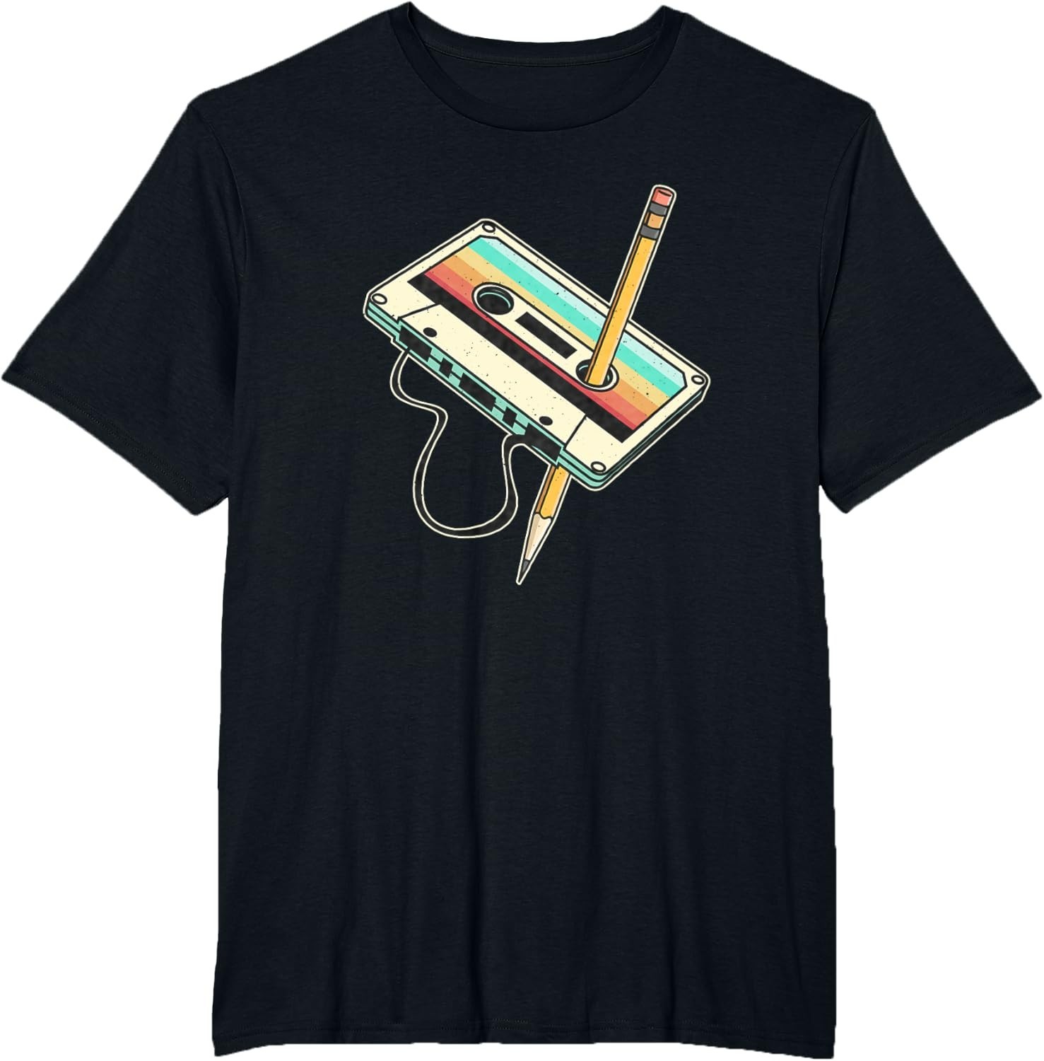 80s 90s Retro Party Costume, Nostalgia Cassette, Vintage T-Shirt