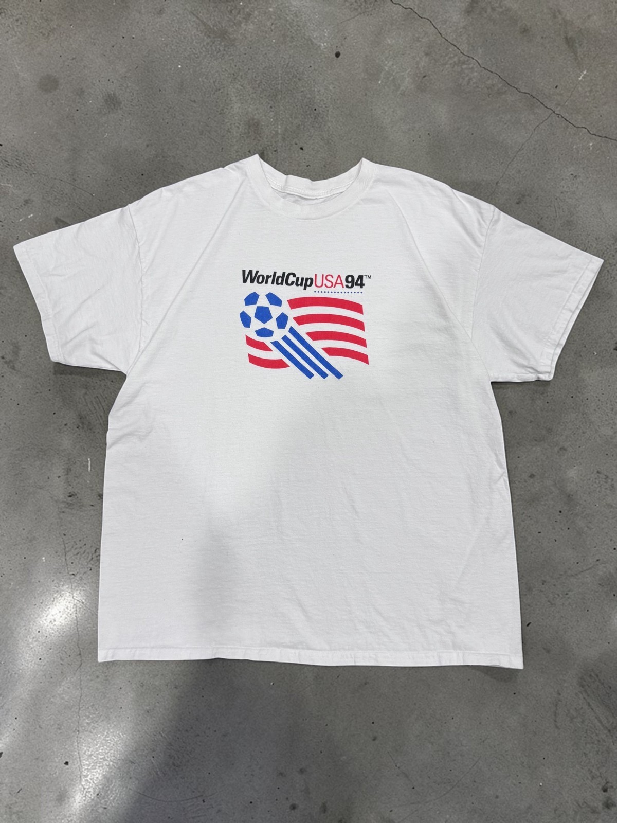 Vintage Style World Cup Tshirt - White