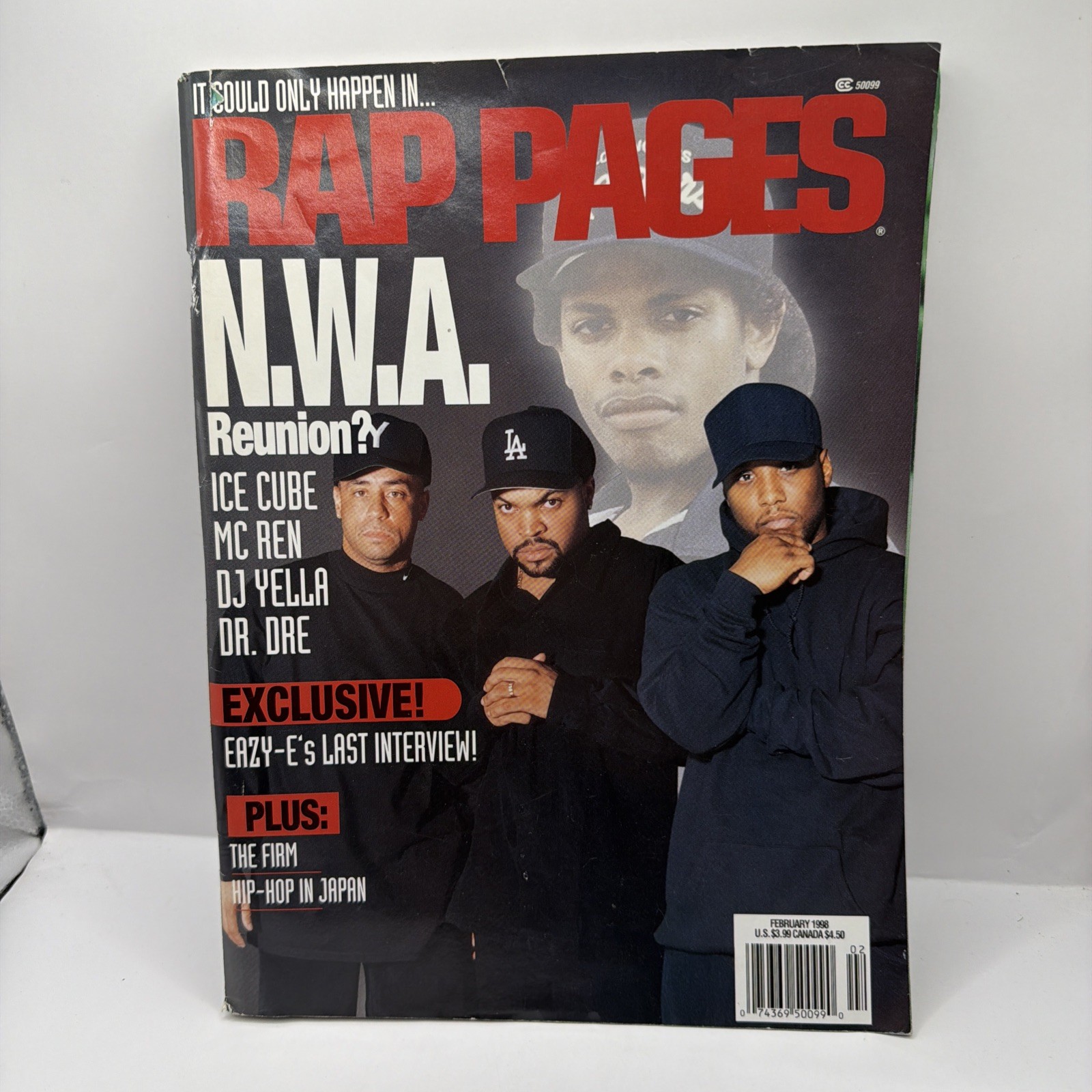 Rap Pages February 1998 NWA Cover Hip Hop Rap Magazine Rap Pages February 1998 NWA Cover Hip Hop Rap Magazine