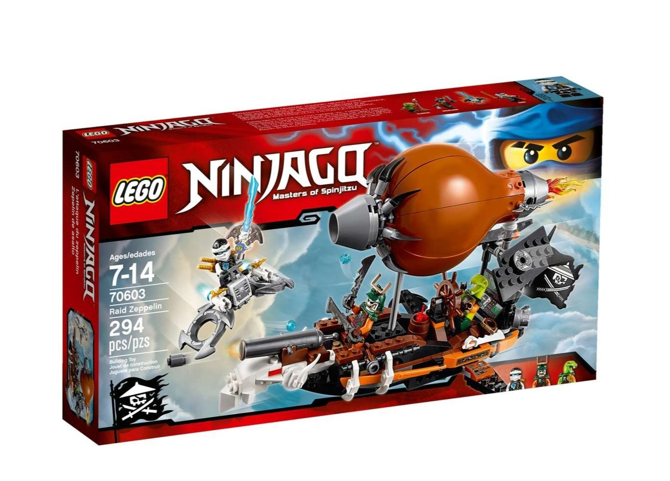 LEGO NINJAGO: Raid Zeppelin (70603) - missing a minifigure