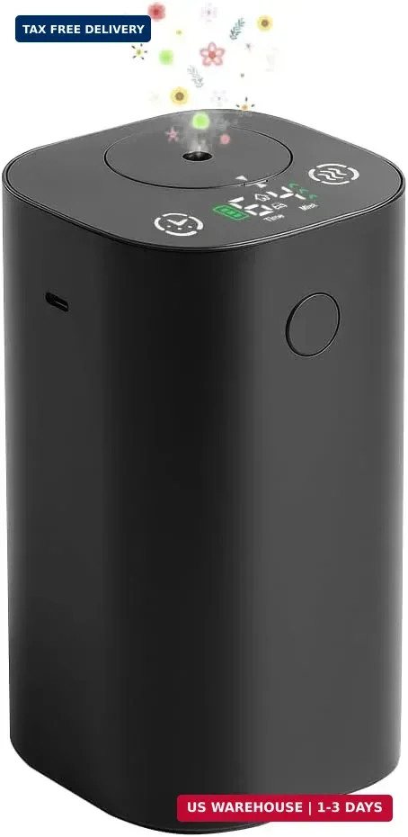 Waterless Essential Oil Diffuser, Rechargeable Cordless Scent Diffuser Machine, Waterless Essential Oil Diffuser, Rechargeable Cordless Scent Diffuser Machine,