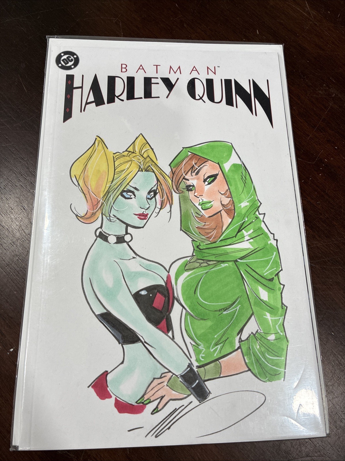 Harley Quinn & Enchantress Original Art Commission By Ale Garza Harley Quinn & Enchantress Original Art Commission By Ale Garza