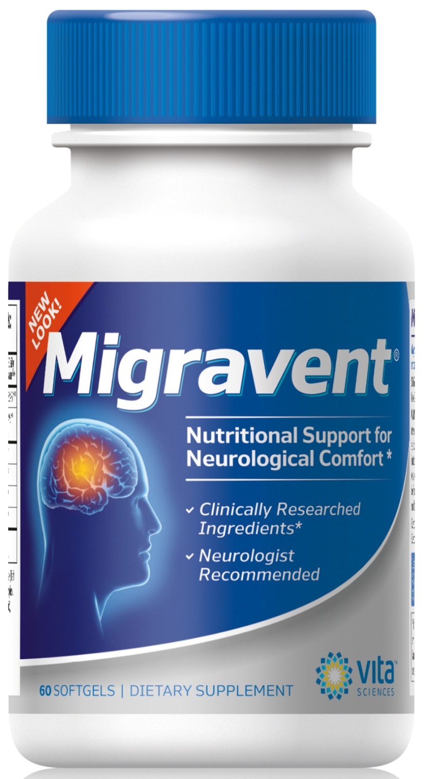 Migravent Migraine Relief Support – Butterbur CoQ10 Magnesium B2 | Vita Sciences