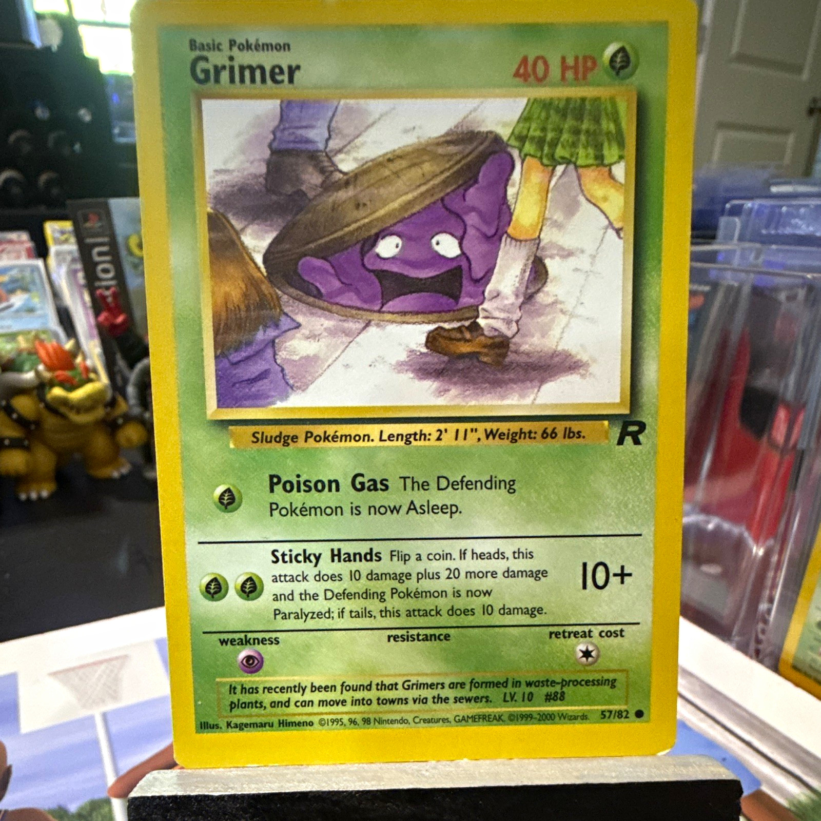 Grimer 57/82 Team Rocket Regular Unlimited Common English 2000 40 HP Grimer 57/82 Team Rocket Regular Unlimited Common English 2000 40 HP