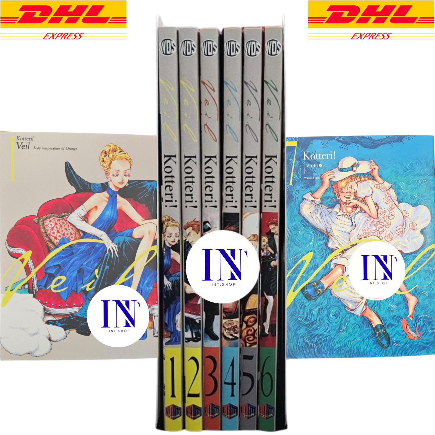 Veil Manga Vol 1-7 Full Set by Kotteri Comic English [Full Color Version]