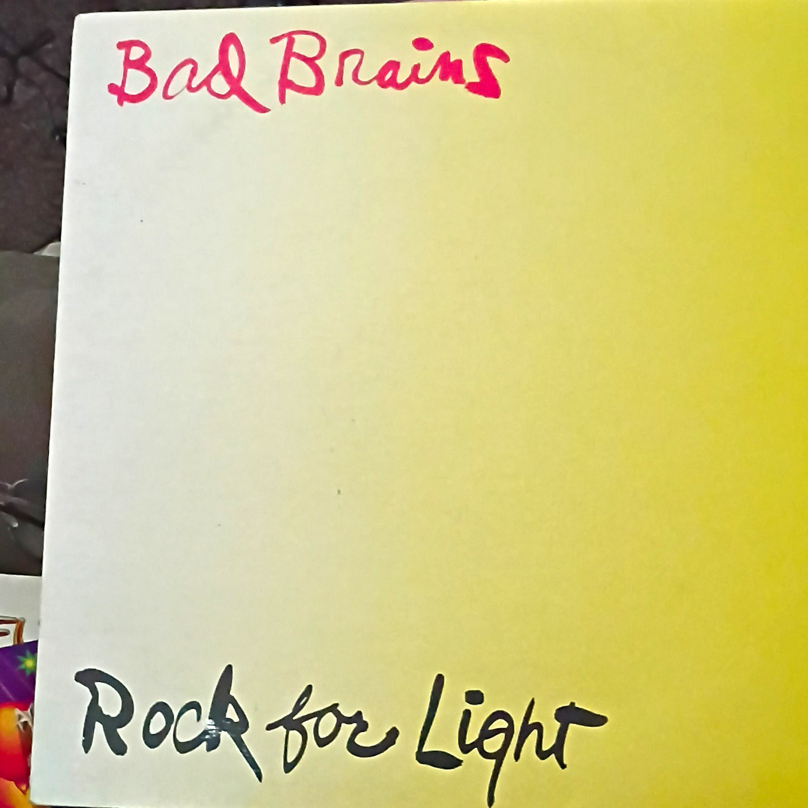 Bad Brains Rock for Light LP 12