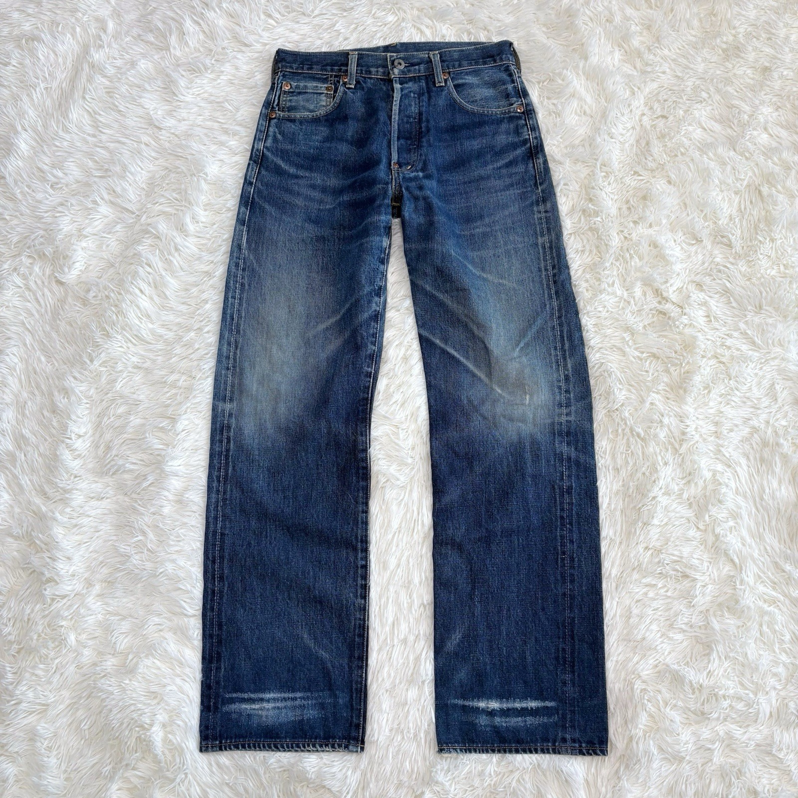 Vintage Levi\'s 702XX Jeans Men\'s W30 Japan Made Selvedge Big E Cinch Back