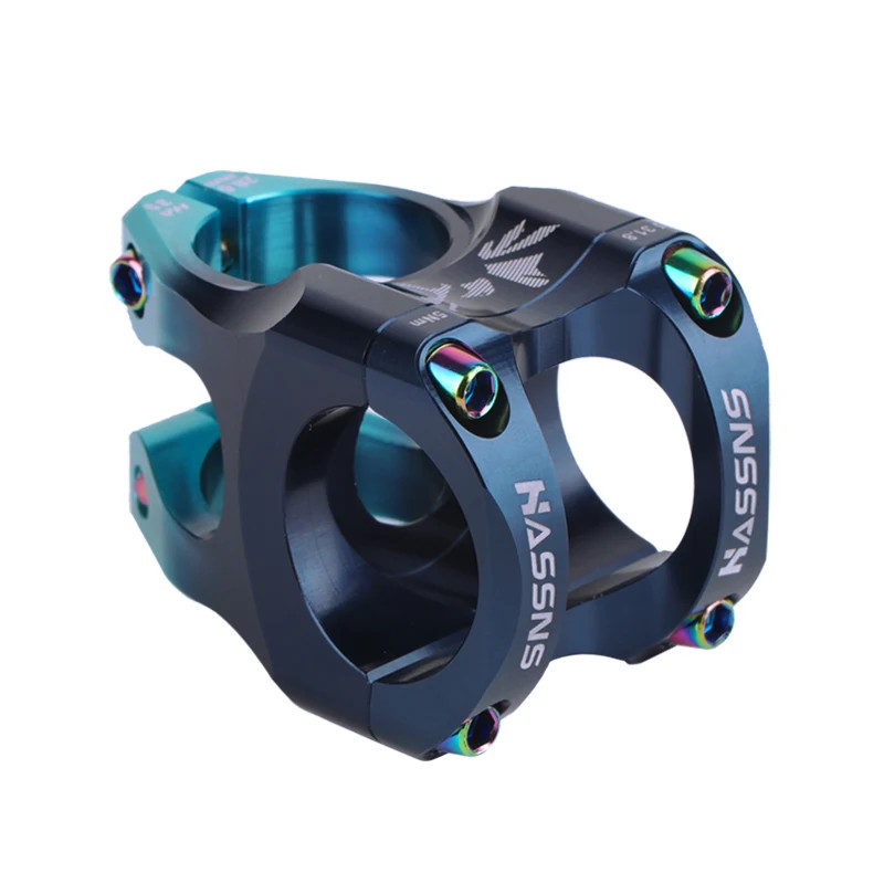 HASSNS MTB Bike Stem 35mm Short Aluminum 31.8mm Handlebar Clamp Road Mountain
