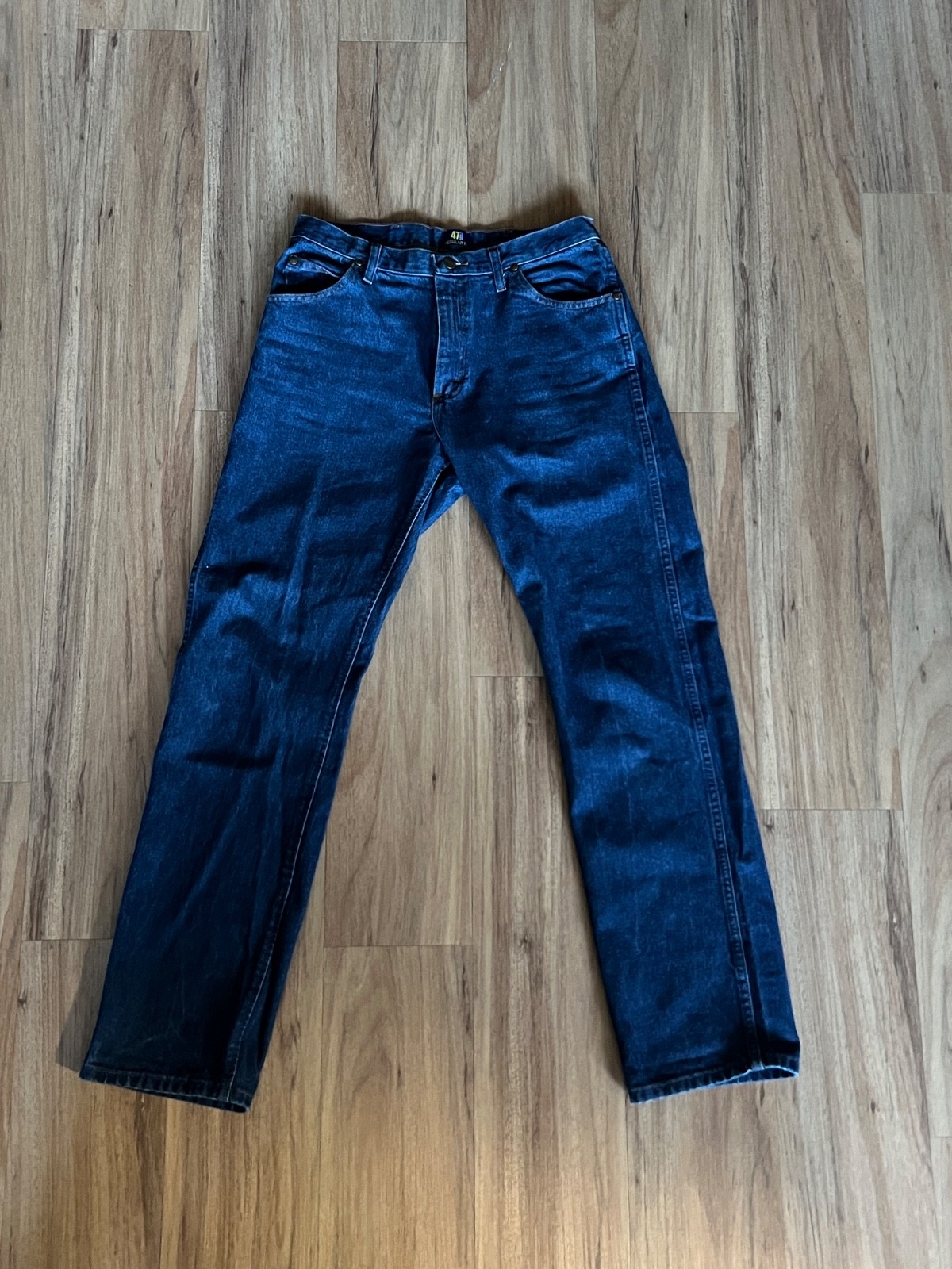 Wrangler Men\'s Premium Performance Cowboy Cut 47MWZ Blue Denim Jeans Sz 34x34 Wrangler Men\'s Premium Performance Cowboy Cut 47MWZ Blue Denim Jeans Sz 34x34