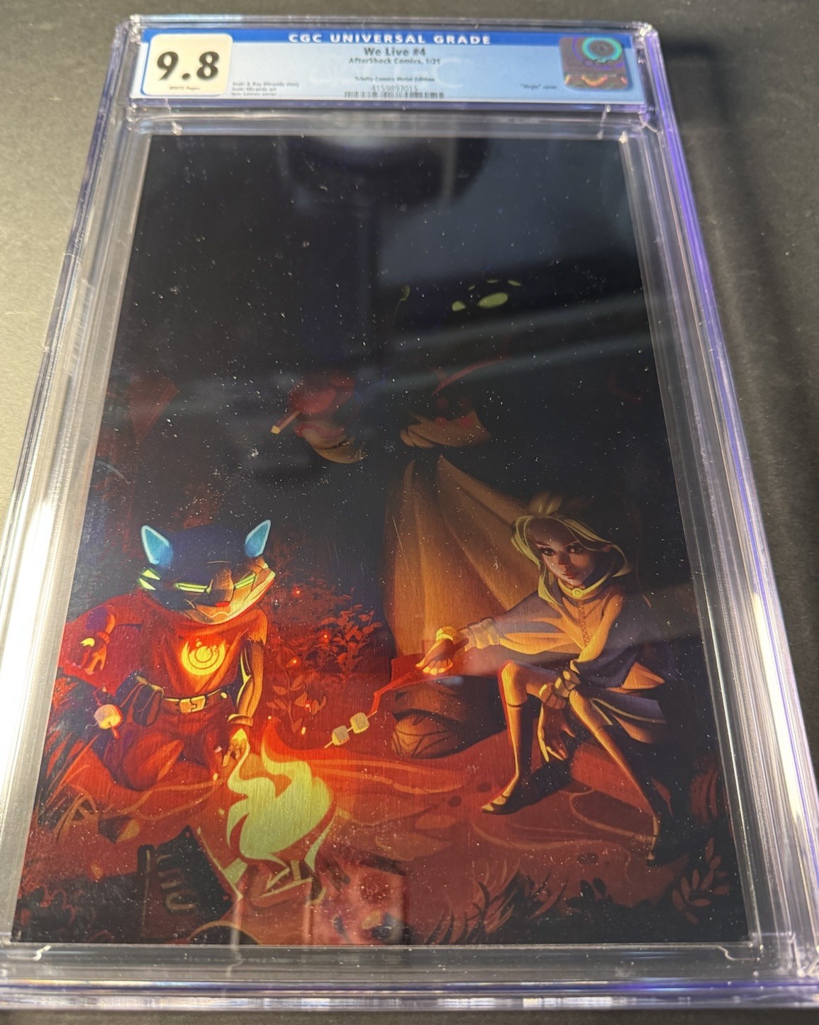 We Live #4 (2021) CGC 9.8 Trinity Comics Metal Edition We Live #4 (2021) CGC 9.8 Trinity Comics Metal Edition