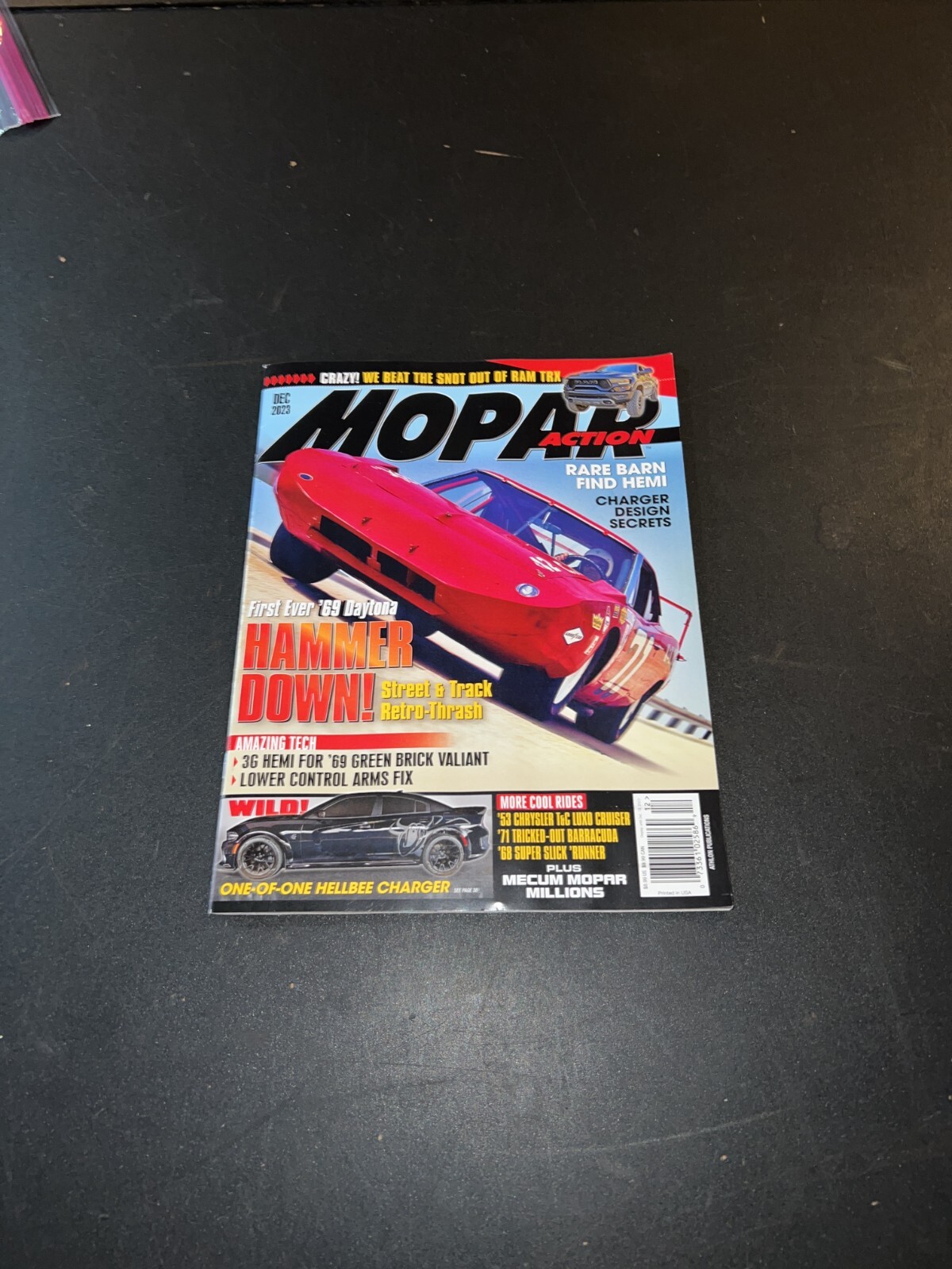Mopar Action Magazine December 2023  First 69 Daytona Story