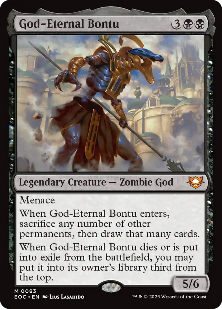 MTG God-Eternal Bontu [Edge of Eternities Commander] Near Mint Magic
