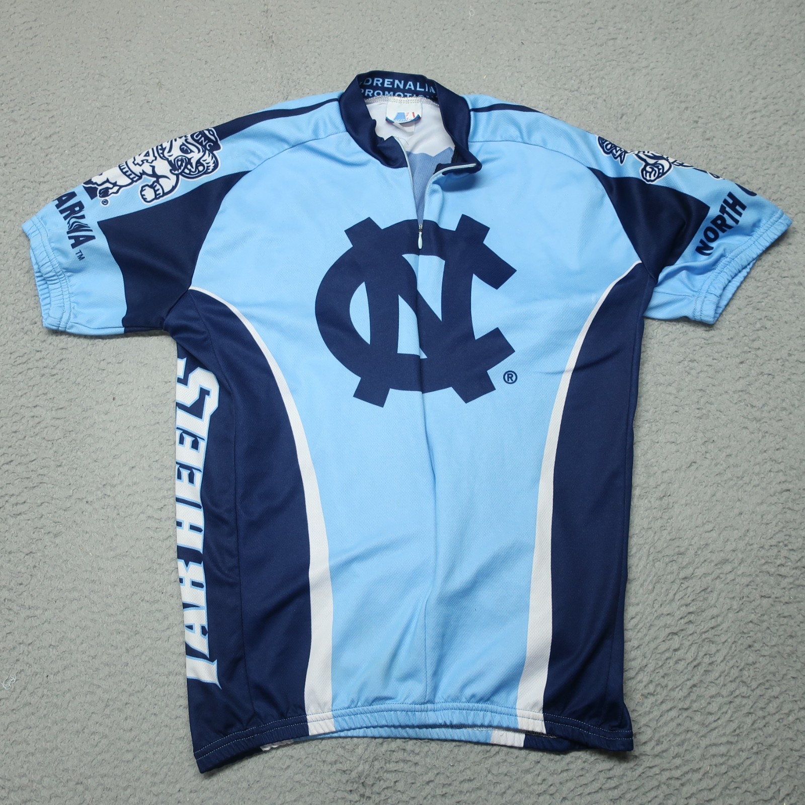 Adrenaline Promotions Jersey Womens M Blue NCAA North Carolina Tar Heels Cycling