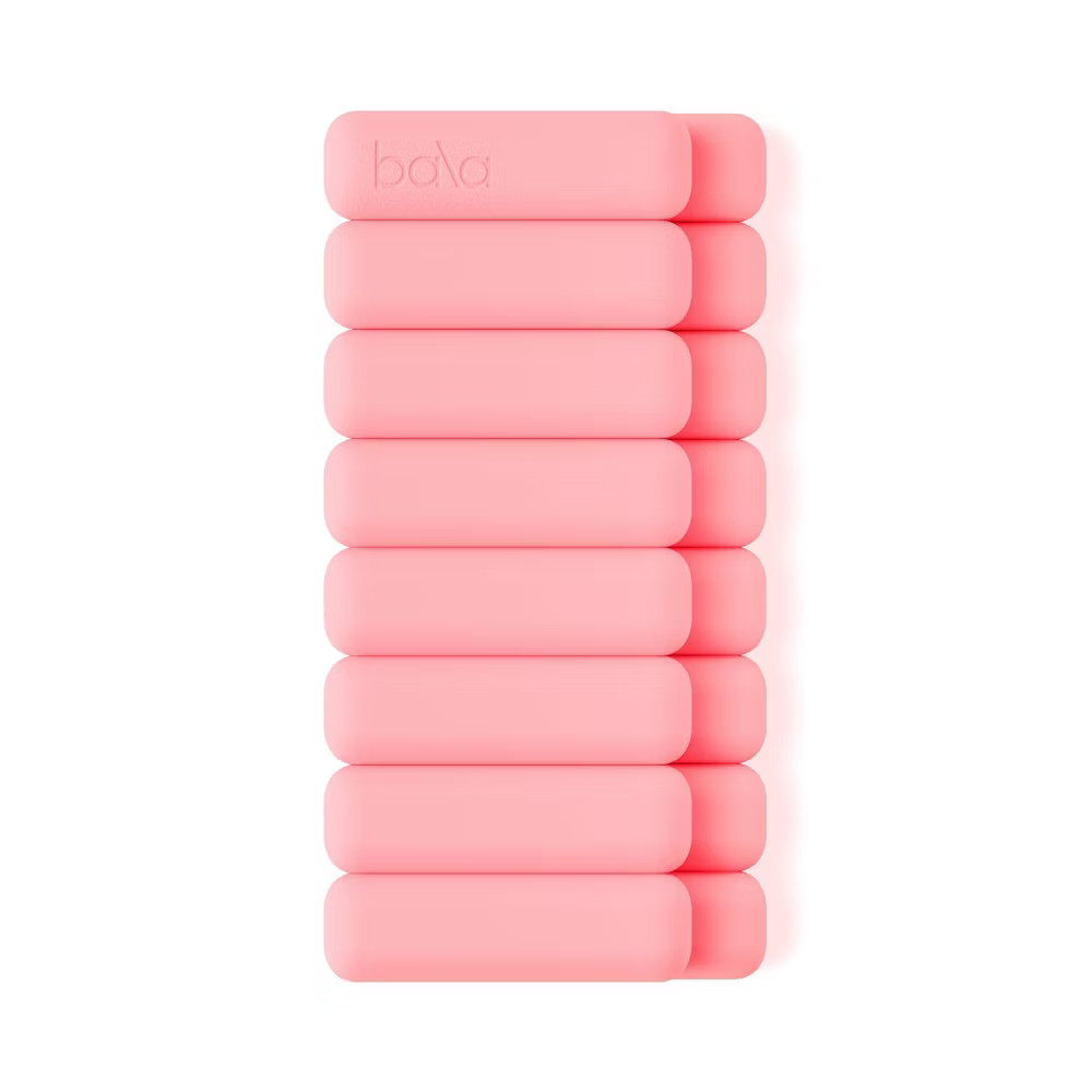 Bala Bangles 2pc Wrist & Ankle Weight Set - Blush 1lb: Adjustable