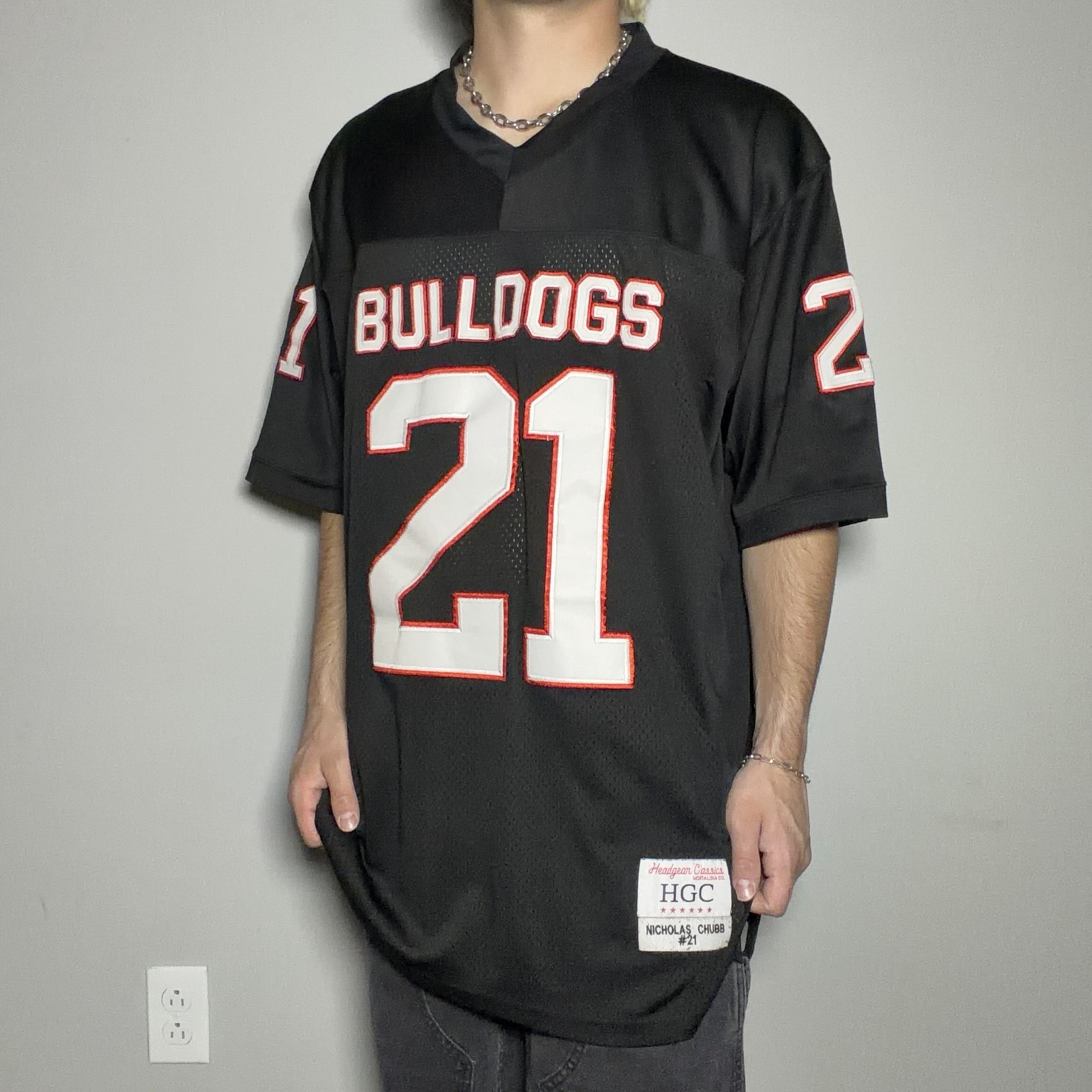 Vintage Georgia Bulldogs Nicholas Chubb Jersey 3XL Black NCAA Football