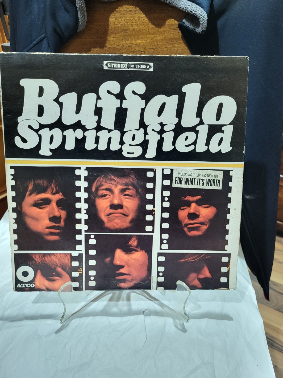 Buffalo Springfield Self-Titled Atco SD33-200-A Stereo VG+ Good Cover LP