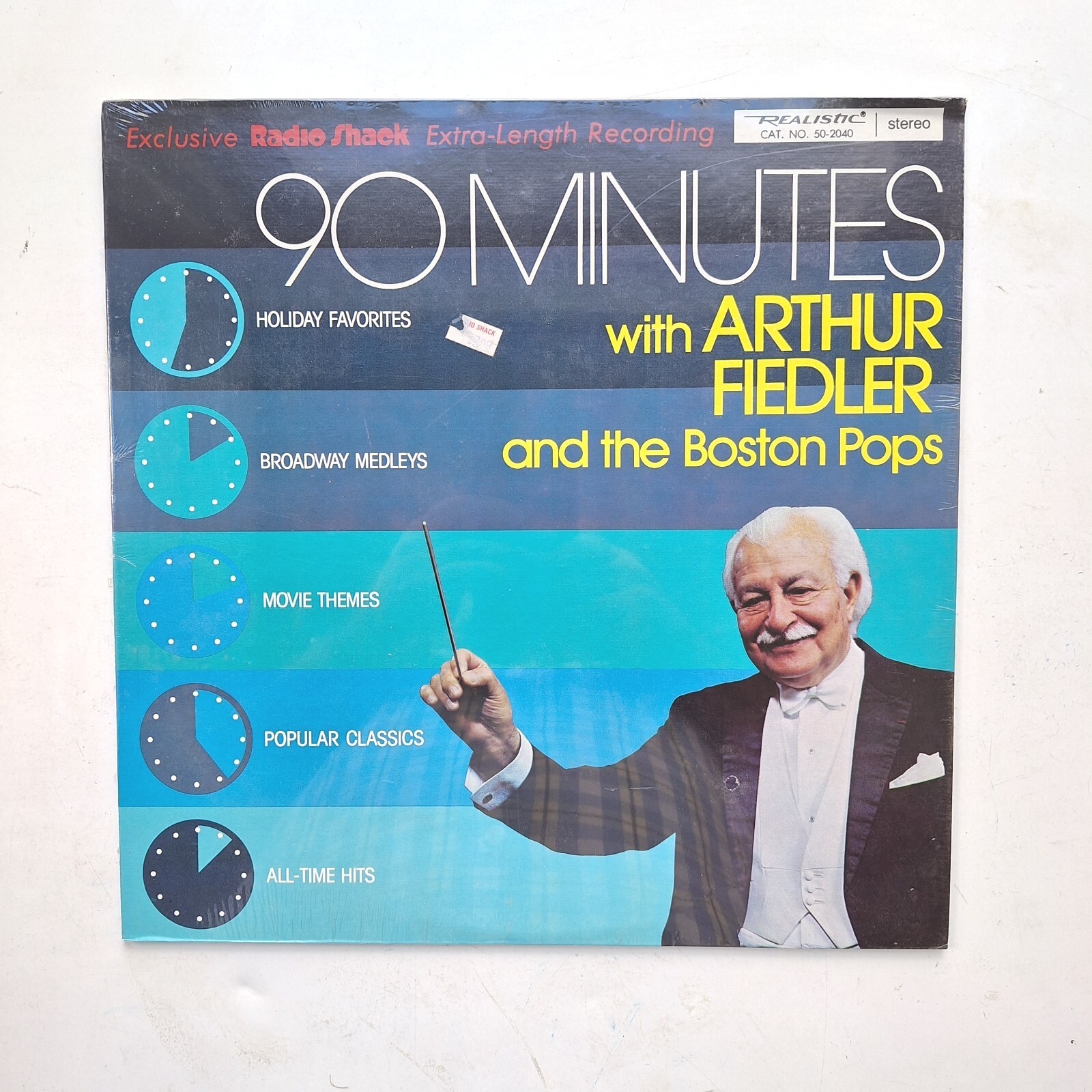 90 Minutes With Arthur Fiedler And The Boston Pops 50-2040 Vinyl LP Sealed 90 Minutes With Arthur Fiedler And The Boston Pops 50-2040 Vinyl LP Sealed