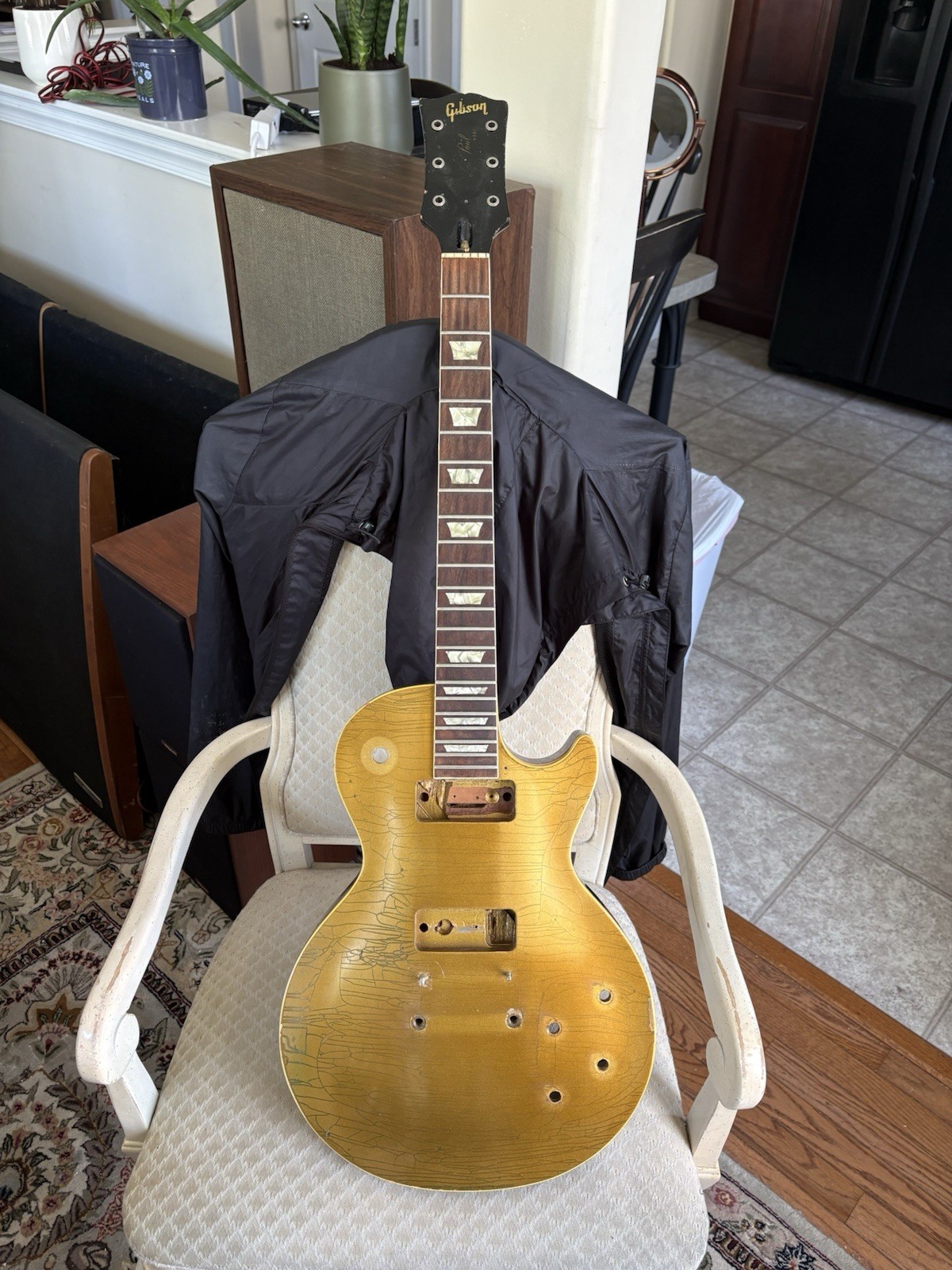 1968/1969 gibson les paul goldtop Body Dark Back One Piece Body 1968/1969 gibson les paul goldtop Body Dark Back One Piece Body