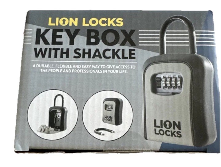 Lock Box Lion Locks  Key Boxs -Combination Hide a Key Lock Box Hide A Key