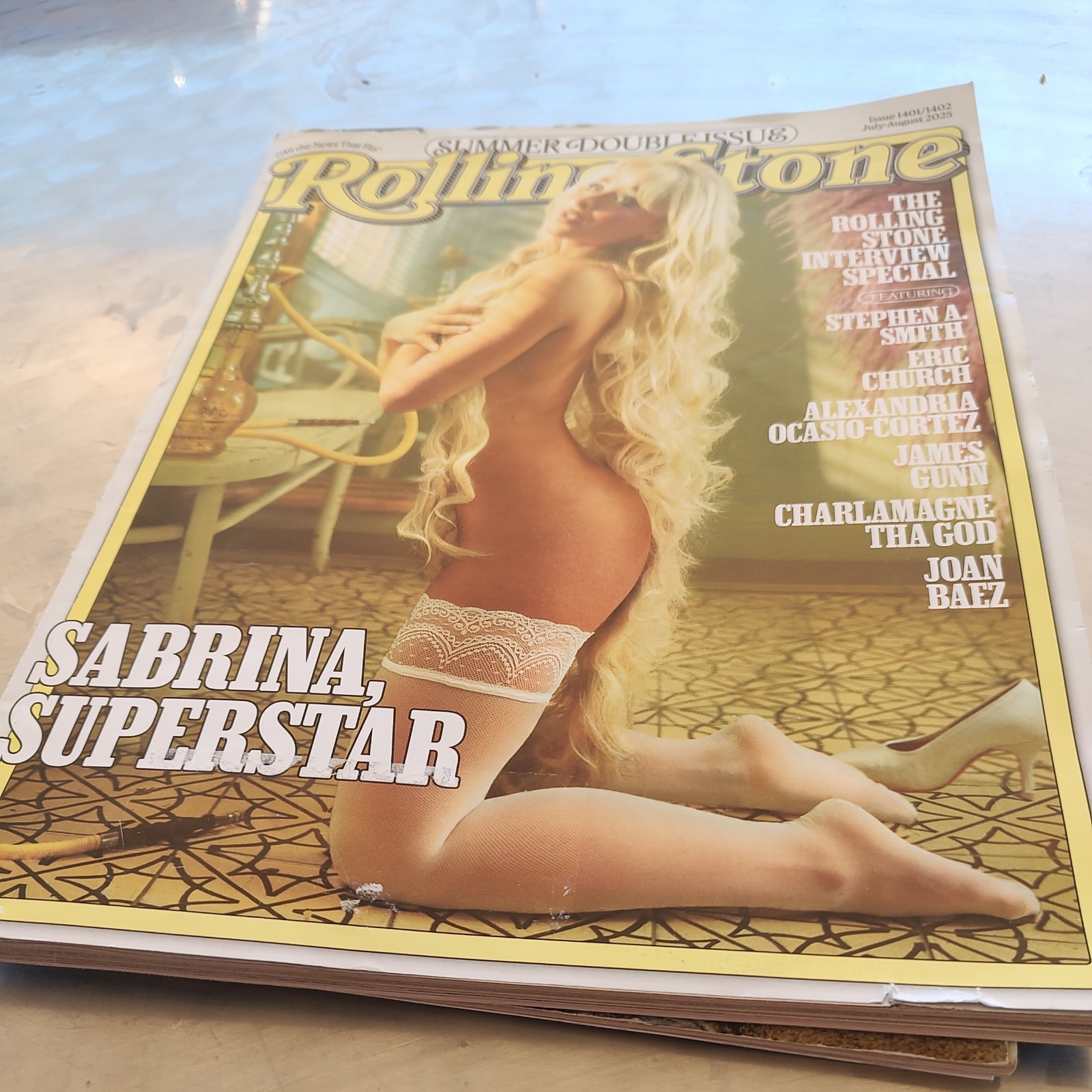 Sabrina Carpenter Rolling Stone Magazine July August 2025 Eric Church SUPERSTAR Sabrina Carpenter Rolling Stone Magazine July August 2025 Eric Church SUPERSTAR