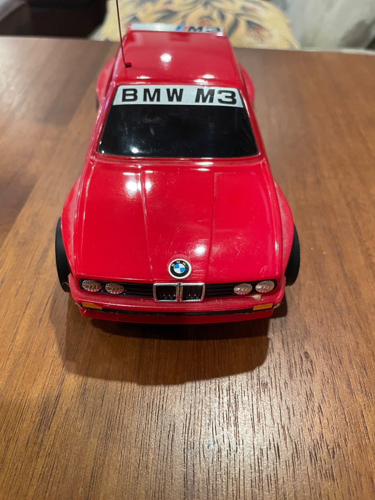 Vtg  Tyco r/c made by Taiyo Radio Control car BMW M3. Made in Singapore.