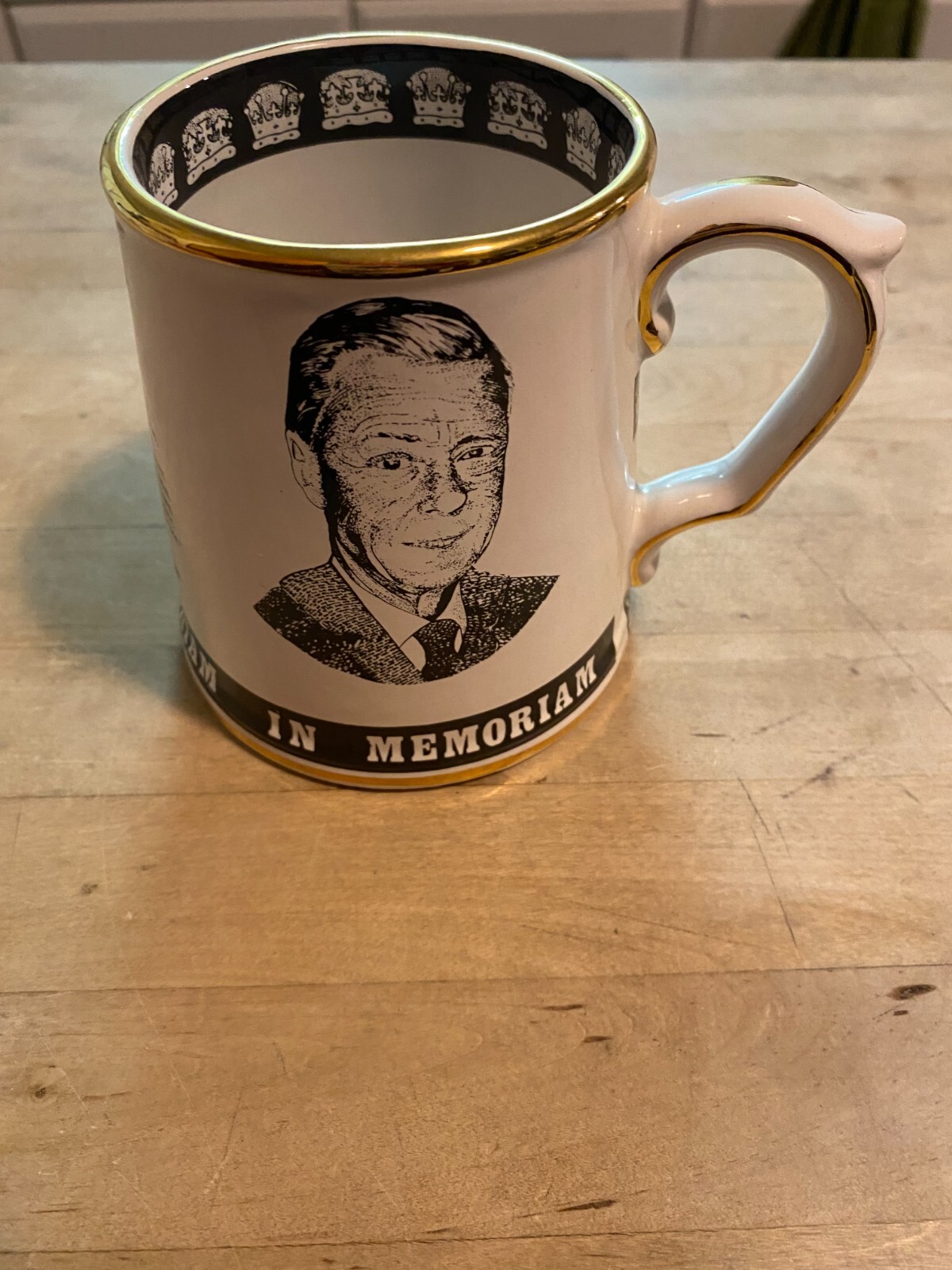 VTG 1972 Mercian China Edward & Mrs Simpson tankard VTG 1972 Mercian China Edward & Mrs Simpson tankard