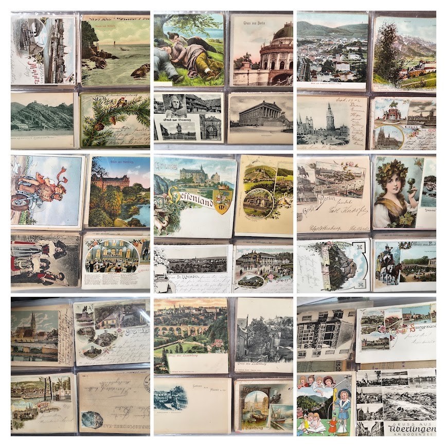 112+ Antique German topography (& other European countries) city views, Postcard 112+ Antique German topography (& other European countries) city views, Postcard
