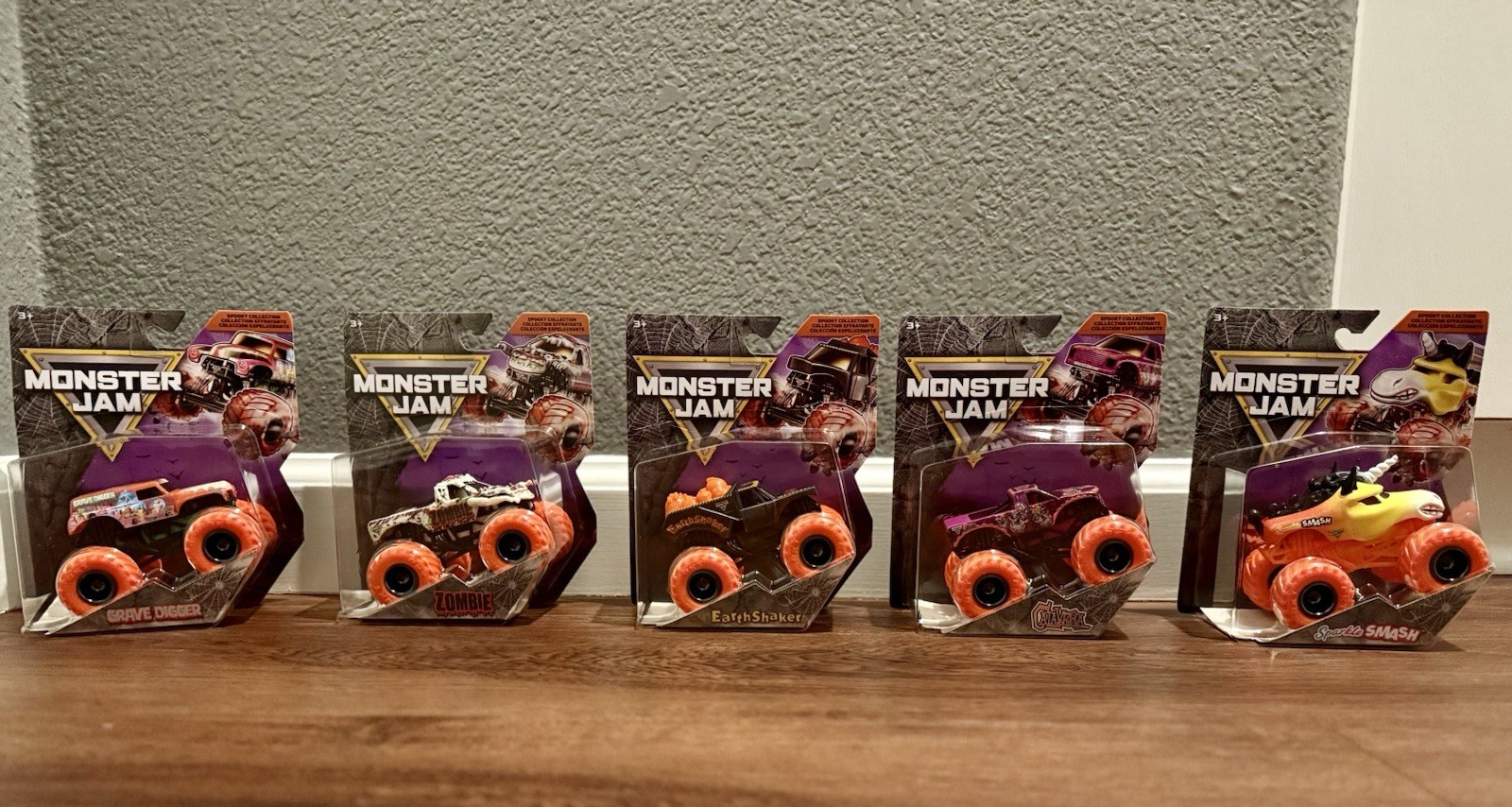 Monster Jam Spooky Collection Set Of 5