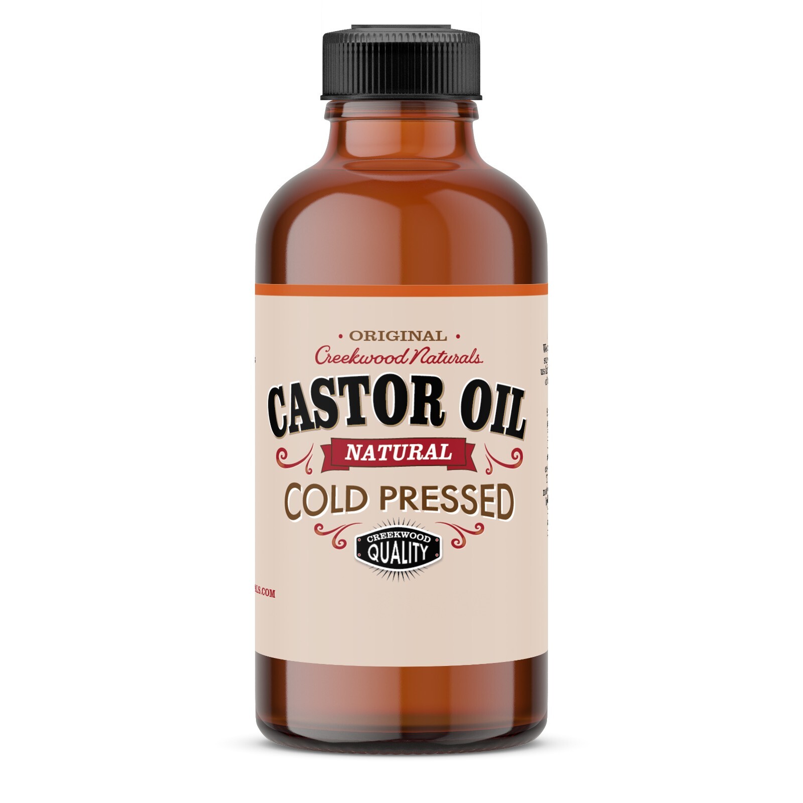 Castor Oil 100% Pure Cold Pressed in Glass Bottle Hair Skin