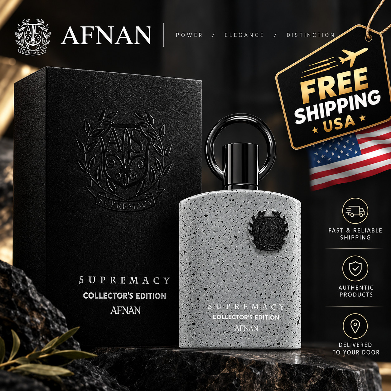Afnan Supremacy Collector Edition EDP Spray 3.4oz 100mL New Sealed Box