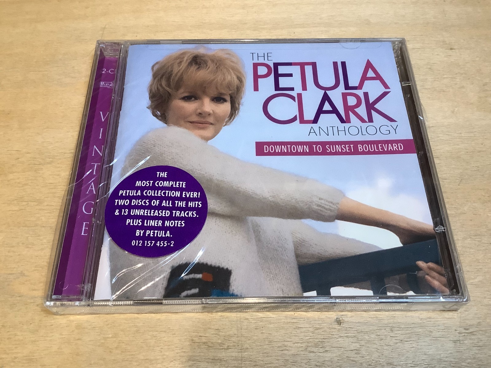 Petula Clark Anthology: Downtown to Sunset Boulevard 2 CD Set 41 tracks NEW