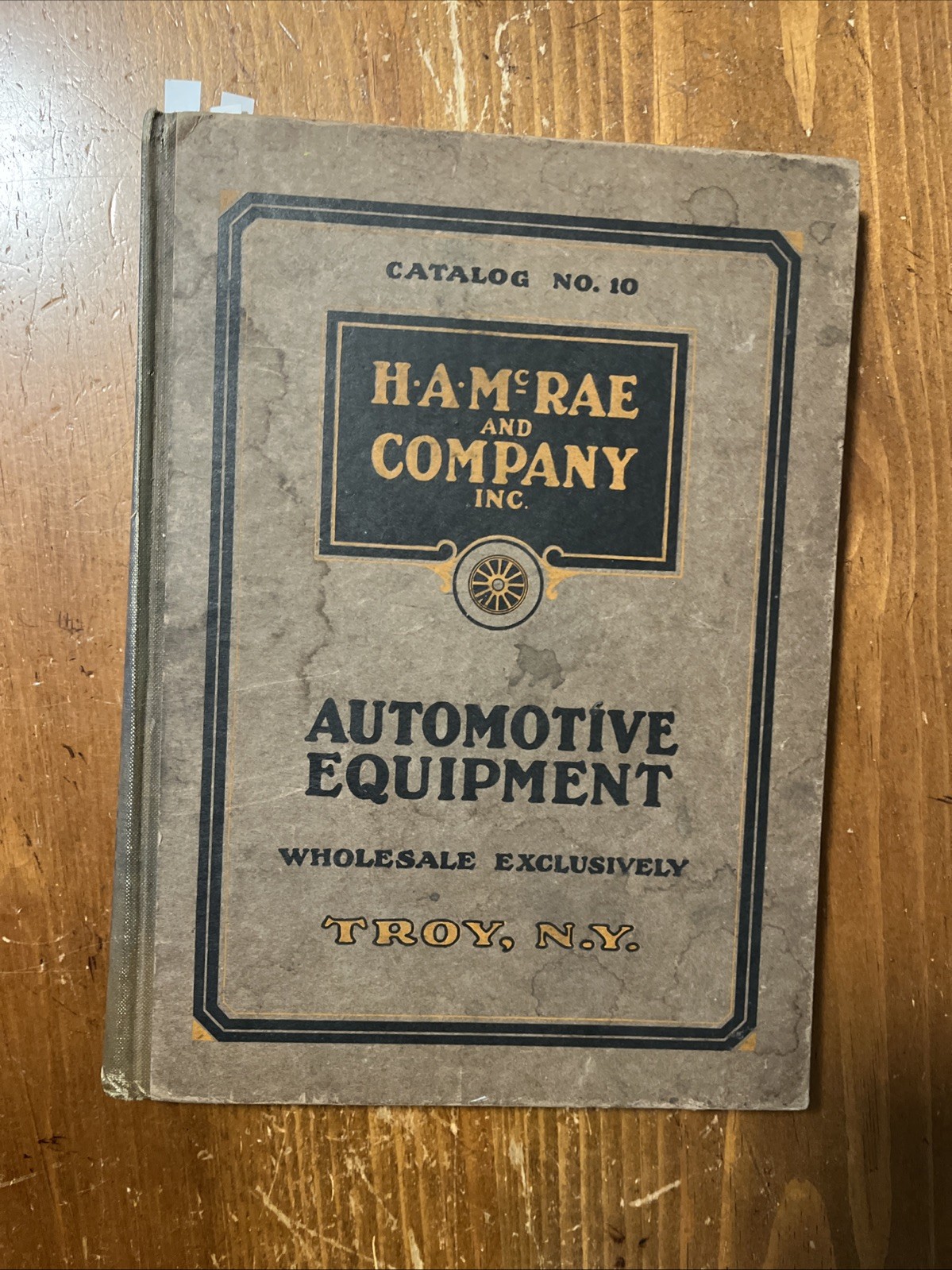 1923 Automotive Supplies And Equipment Catalog ; Troy, New York
