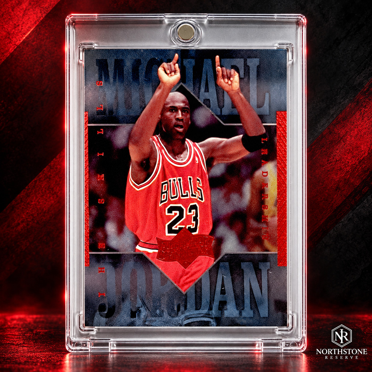 Michael Jordan Card INSERT 90\'S UPPER DECK RARE HOLO FOIL SP BULLS JERSEY #23