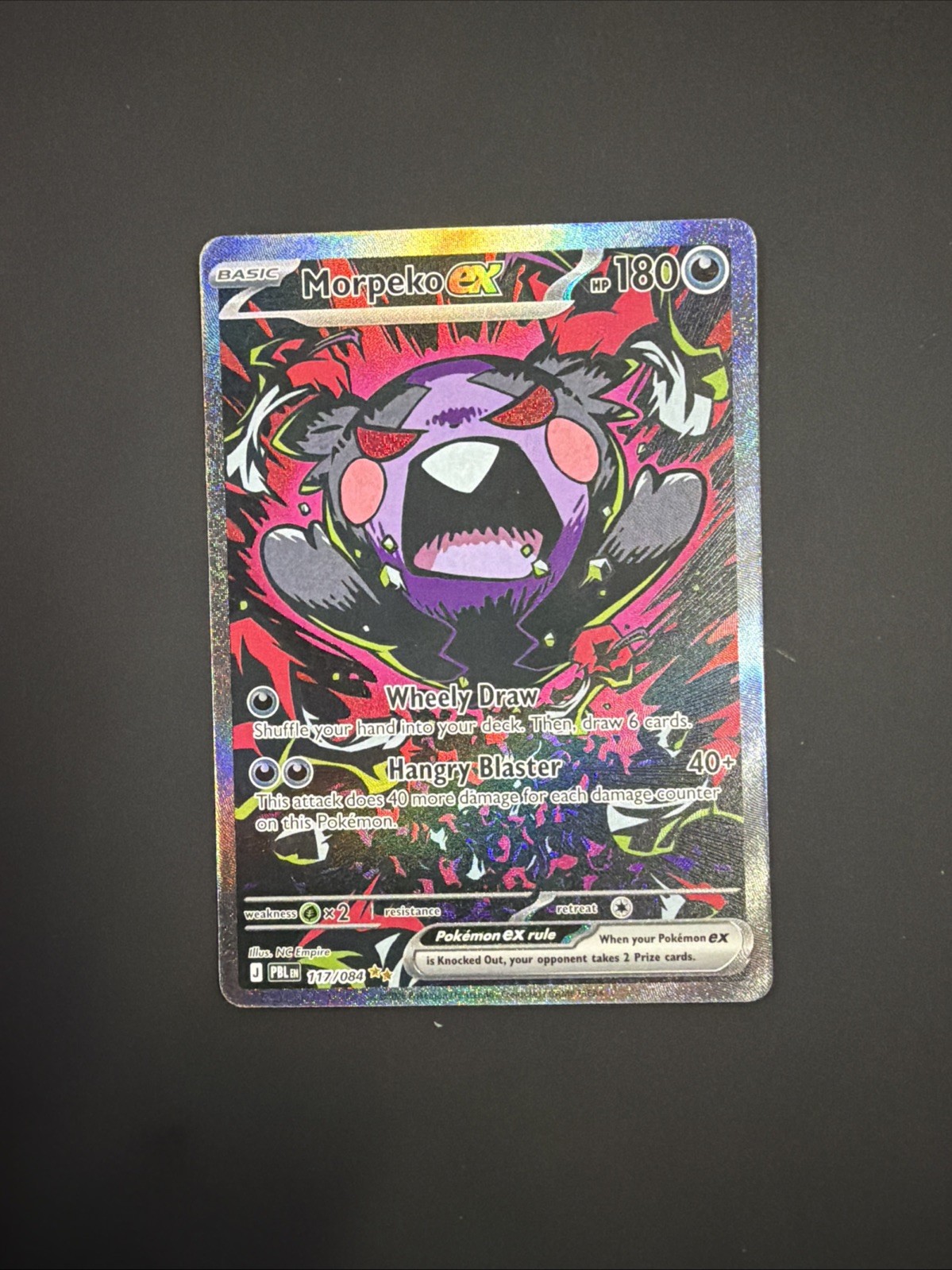 Morpeko ex 117/084 - Pitch Black SIR