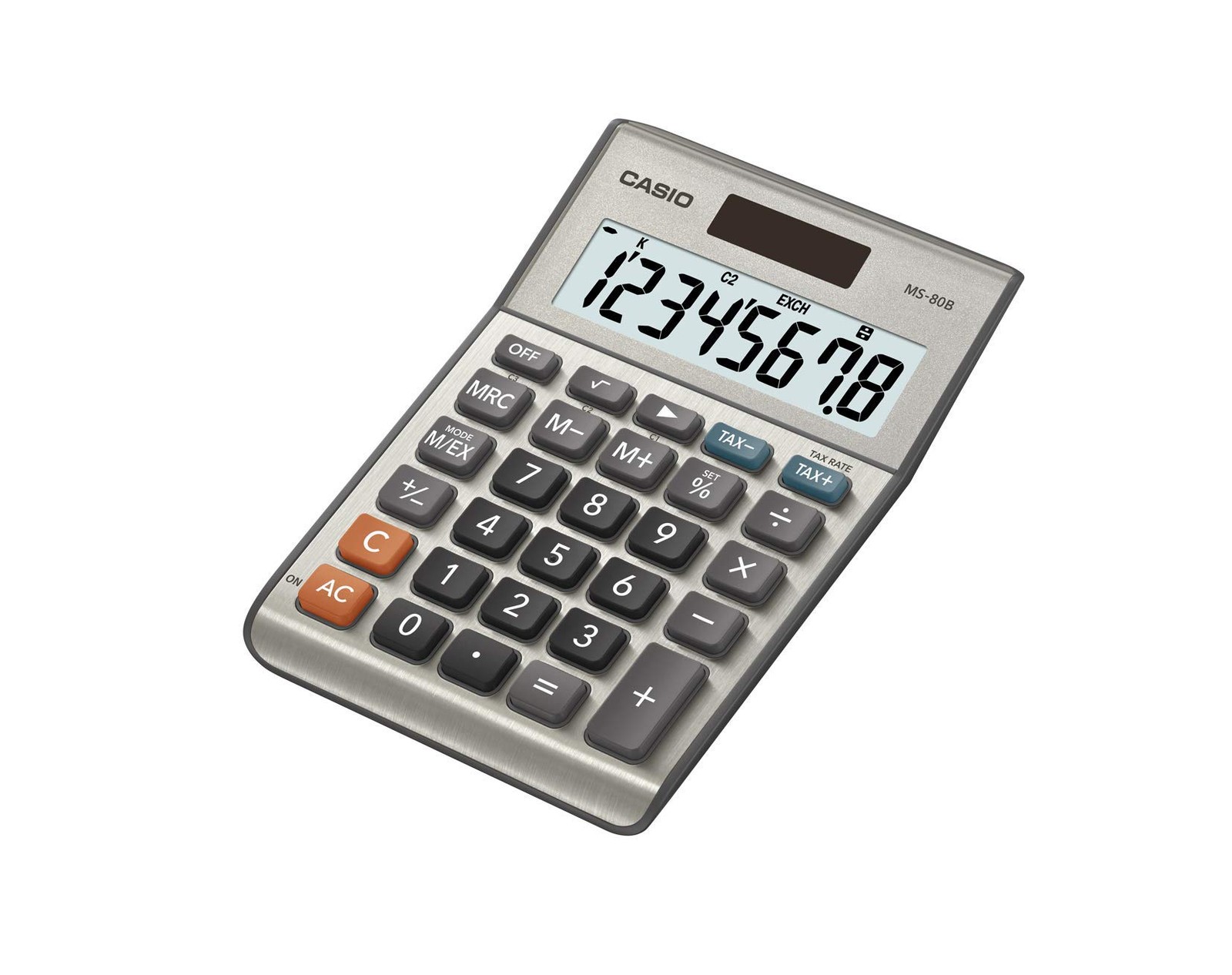 Casio Ms-80b Calculator – Desktop Calculator With Tax & Currency Tools Casio Ms-80b Calculator – Desktop Calculator With Tax & Currency Tools