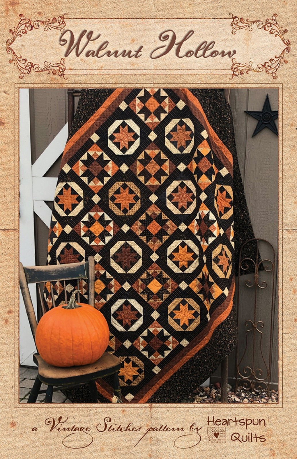 Walnut Hollow Quilt Pattern by Heartspun Quilts Walnut Hollow Quilt Pattern by Heartspun Quilts