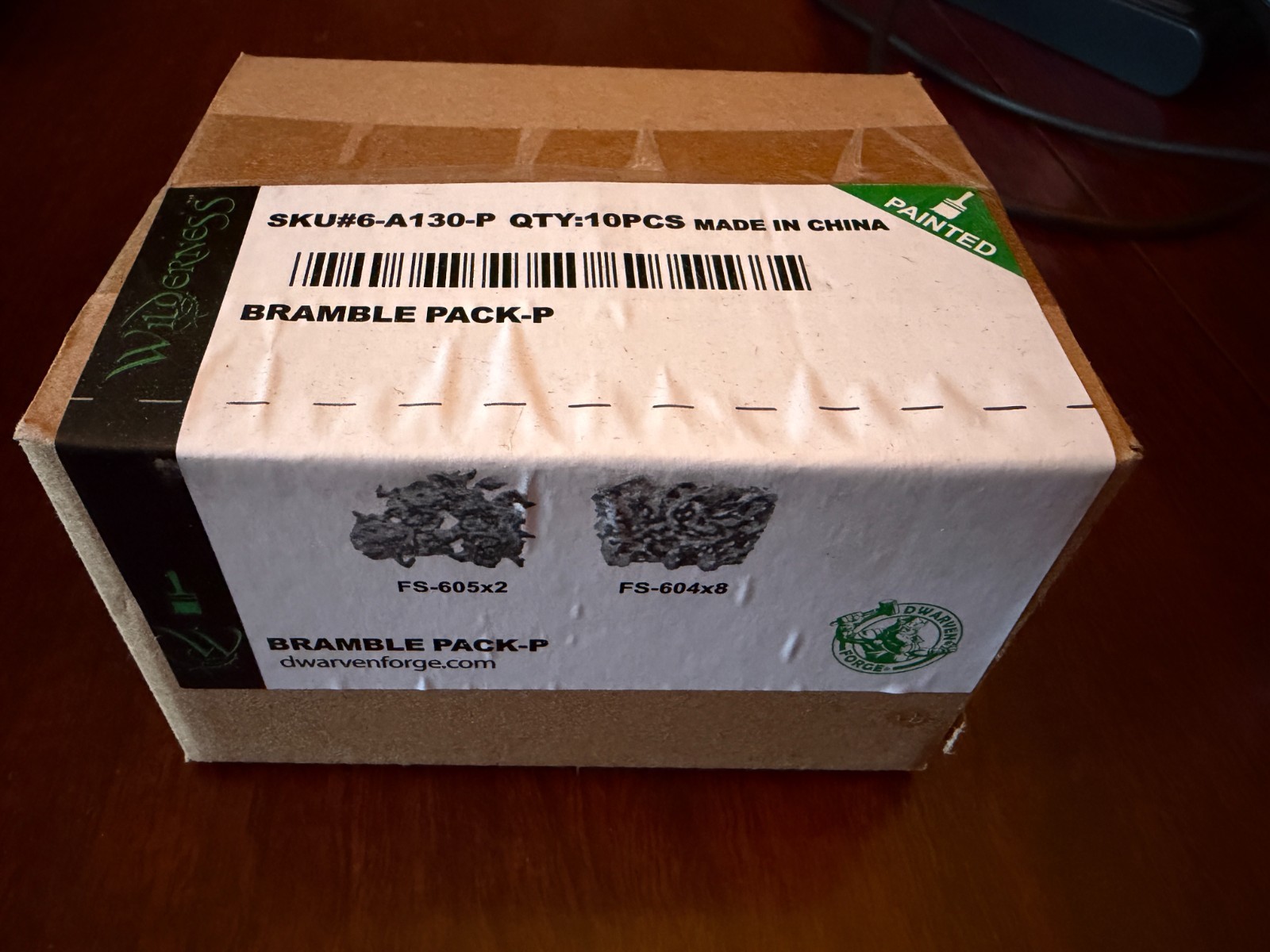 Dwarven Forge Wilderness Bramble Pack Painted NIB Sealed