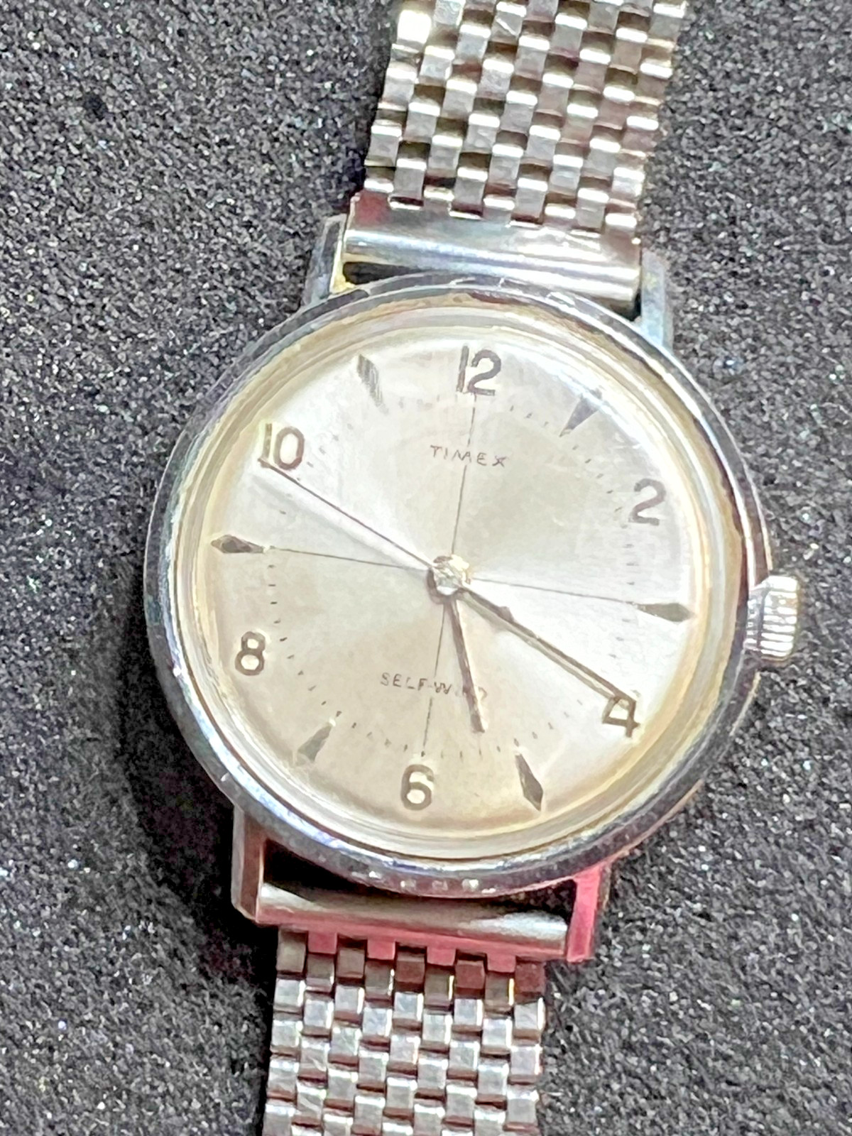 Vintage 1961 Timex Viscount with Antique Bute 1960-1970 Strap